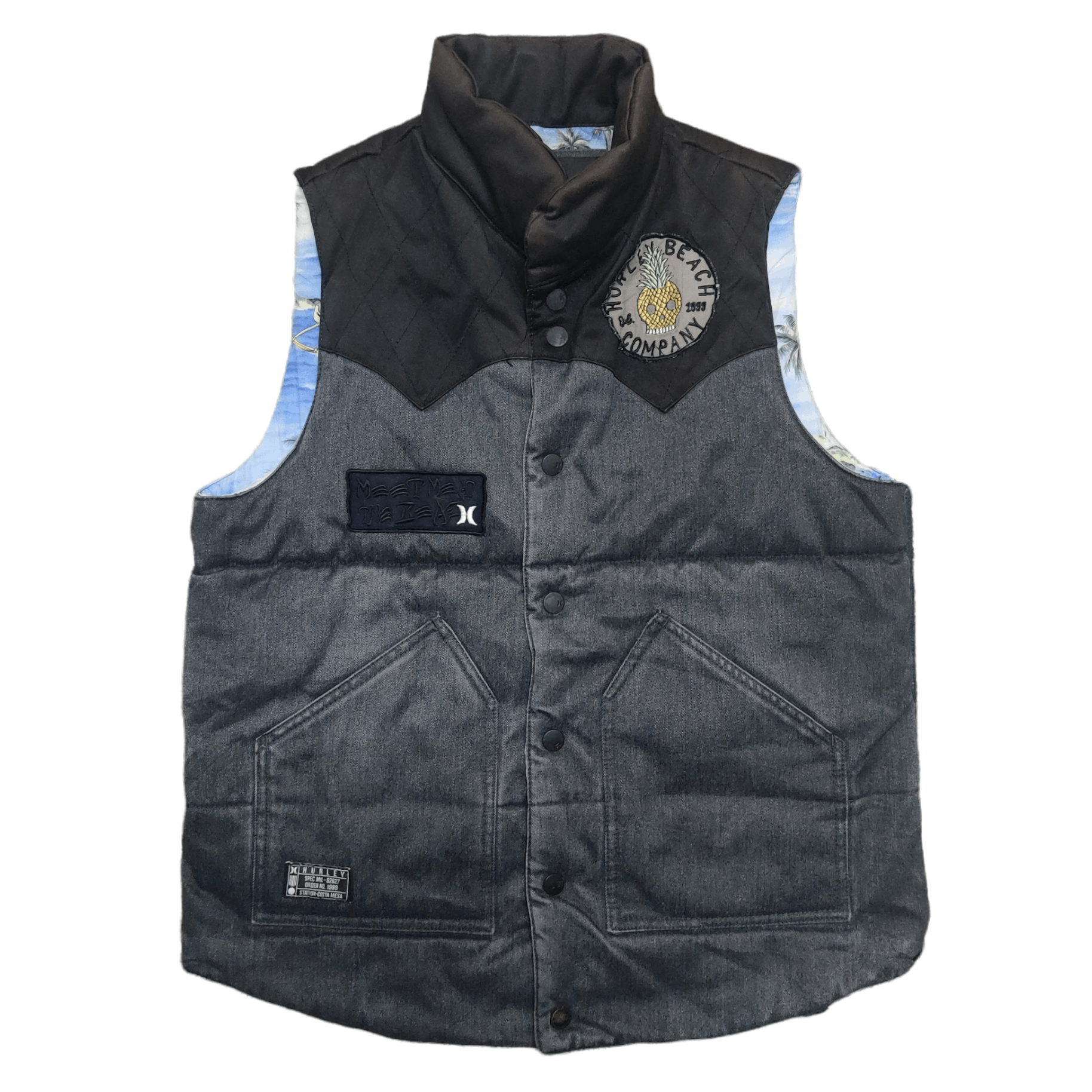 Hurley Vintage Hurley Beach Company Down Vest Size US M / EU 48-50 / 2 - 1 Thumbnail