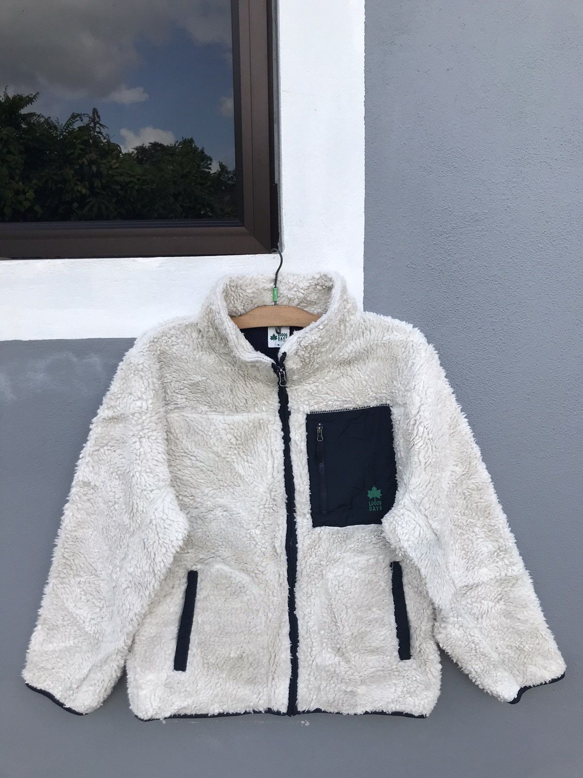 Japanese Brand Logos deep pile fleece jacket Size US M / EU 48-50 / 2 - 2 Thumbnail