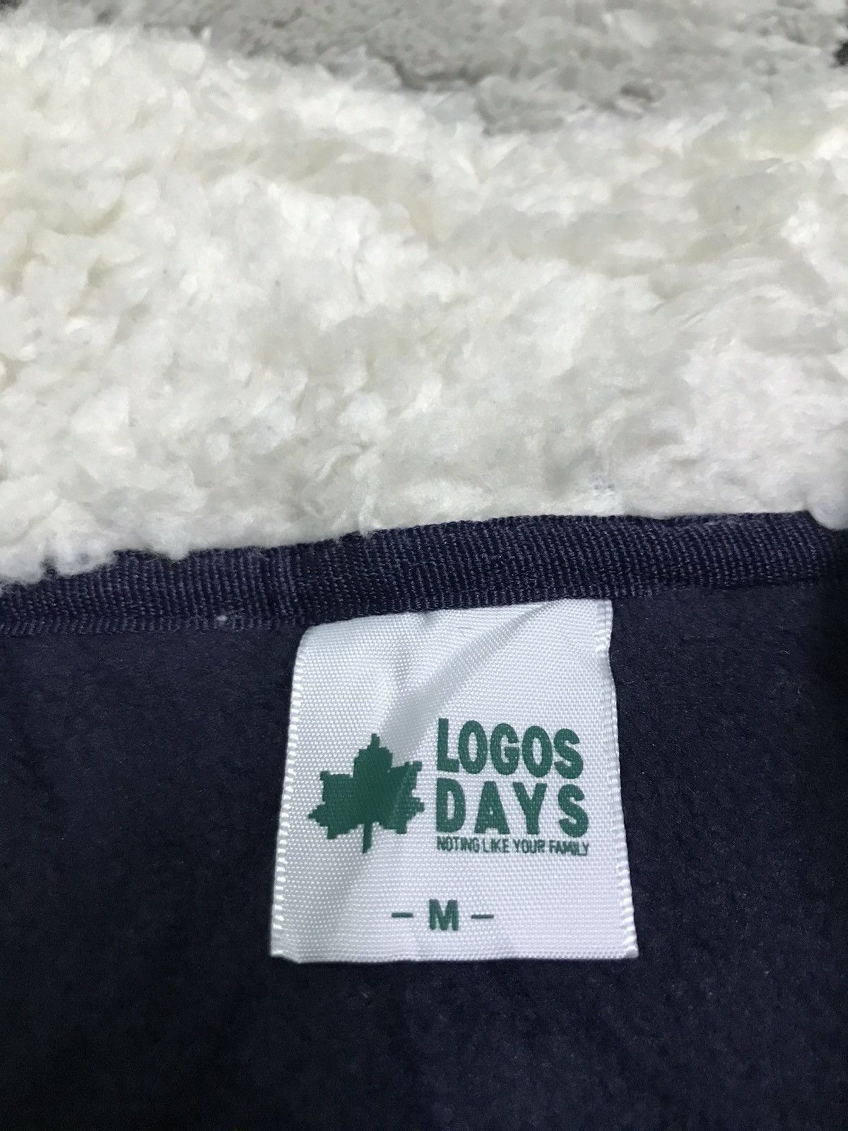 Japanese Brand Logos deep pile fleece jacket Size US M / EU 48-50 / 2 - 5 Thumbnail