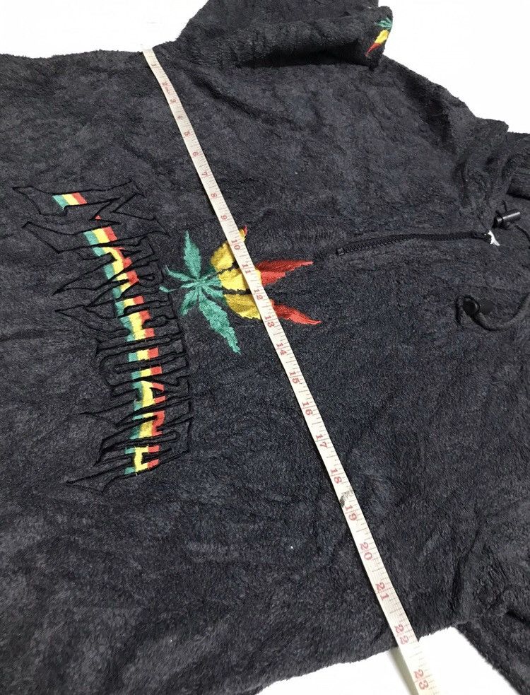 Japanese Brand Marijuana fleece hoodie Size US M / EU 48-50 / 2 - 7 Thumbnail