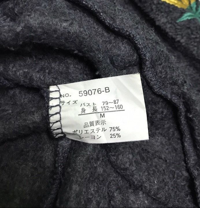 Japanese Brand Marijuana fleece hoodie Size US M / EU 48-50 / 2 - 3 Thumbnail