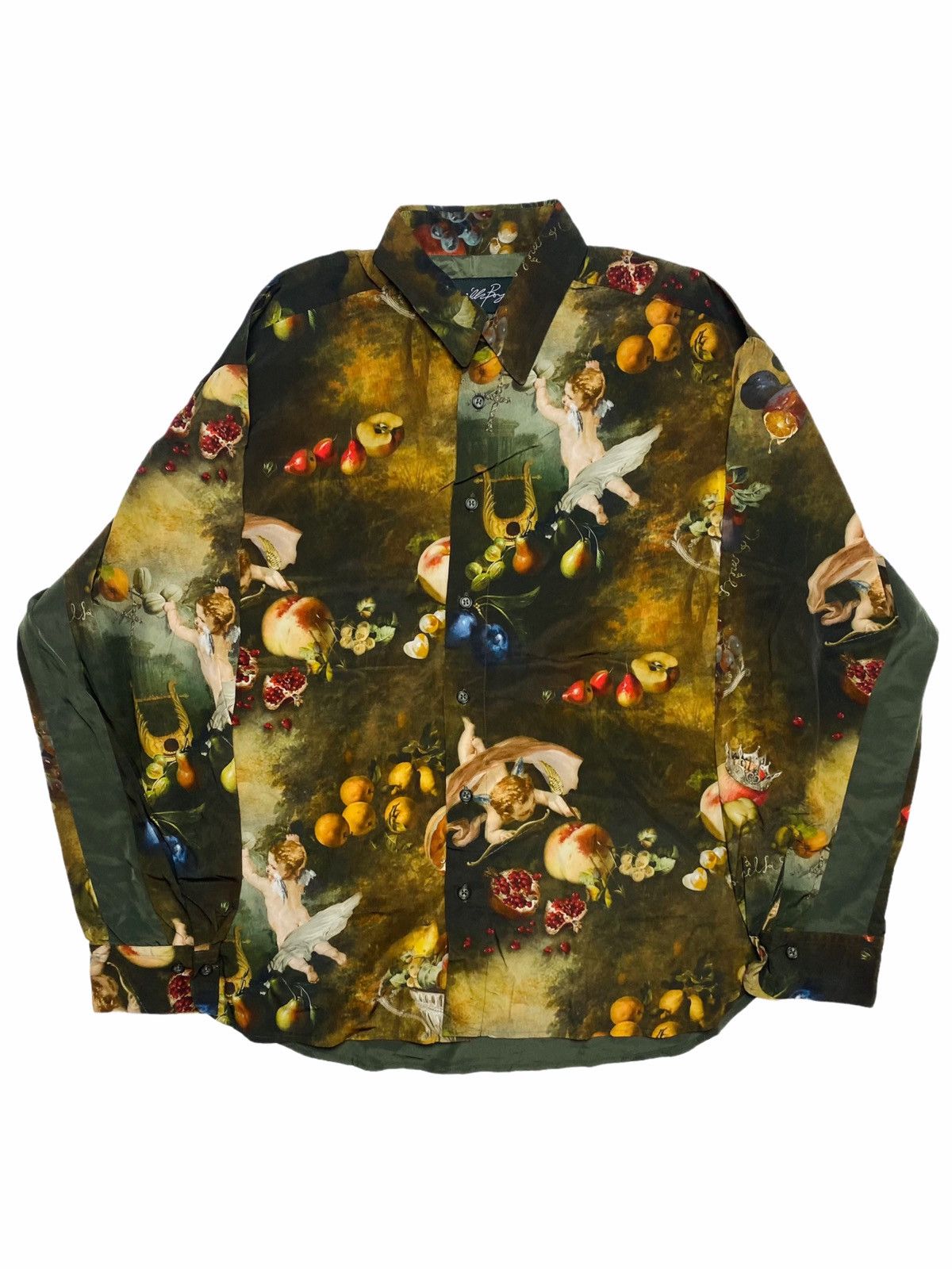 20471120 1990s Milkboy - Printed Oil Painted Cupid & Fruits Size US L / EU 52-54 / 3 - 3 Thumbnail