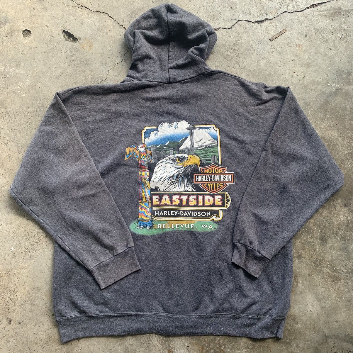 Harley Davidson Harley Davidson vintage sweater hoodie zipper Size US XL / EU 56 / 4 - 11 Thumbnail
