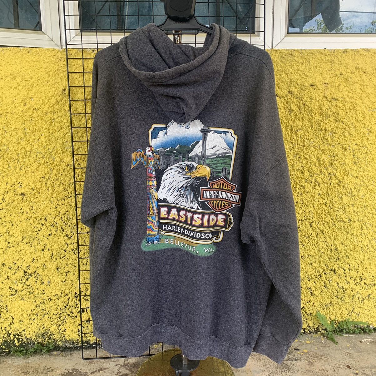 Harley Davidson Harley Davidson vintage sweater hoodie zipper Size US XL / EU 56 / 4 - 1 Thumbnail