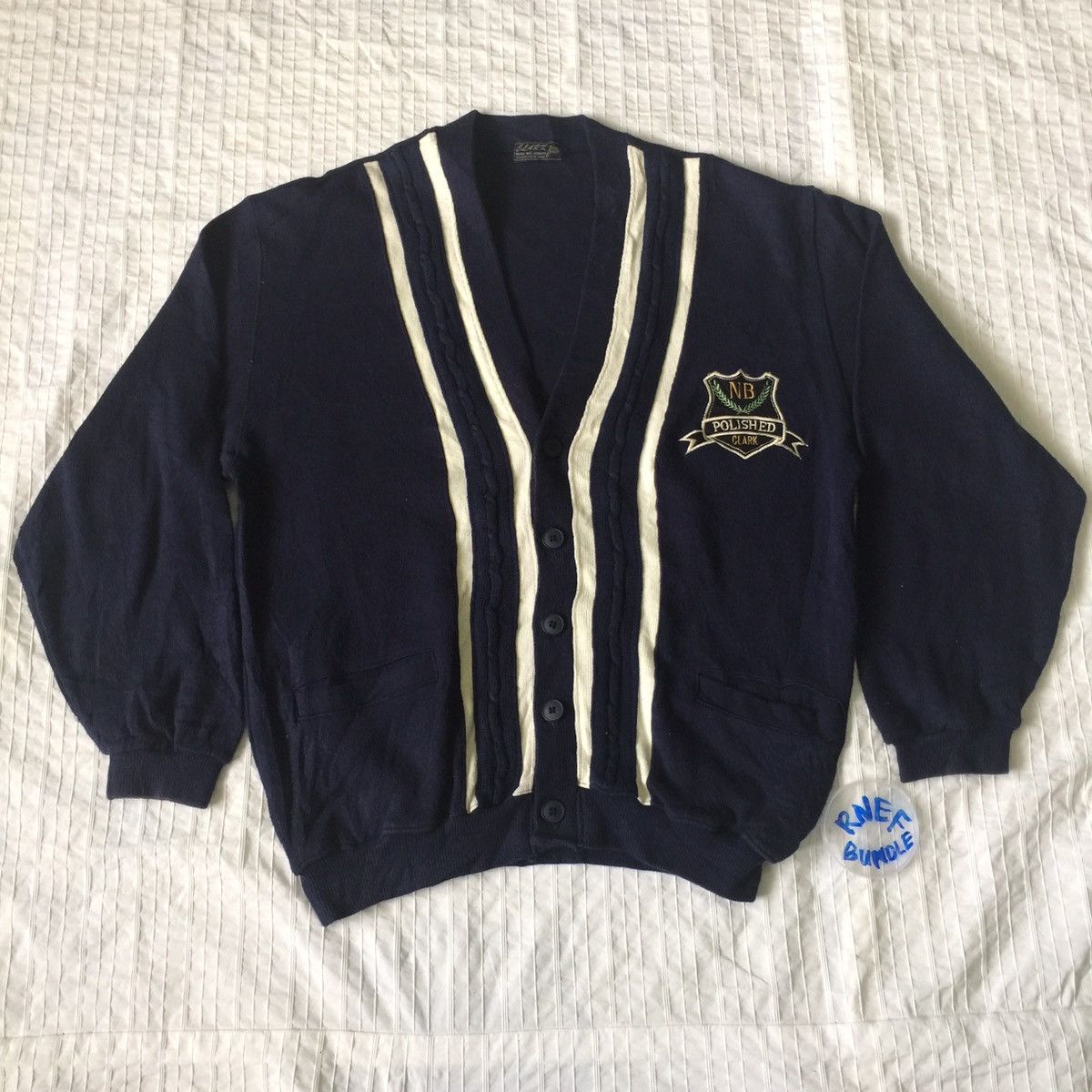 Japanese Brand CLARK world wide requisite style cardigan made in Japan Size US M / EU 48-50 / 2 - 12 Thumbnail