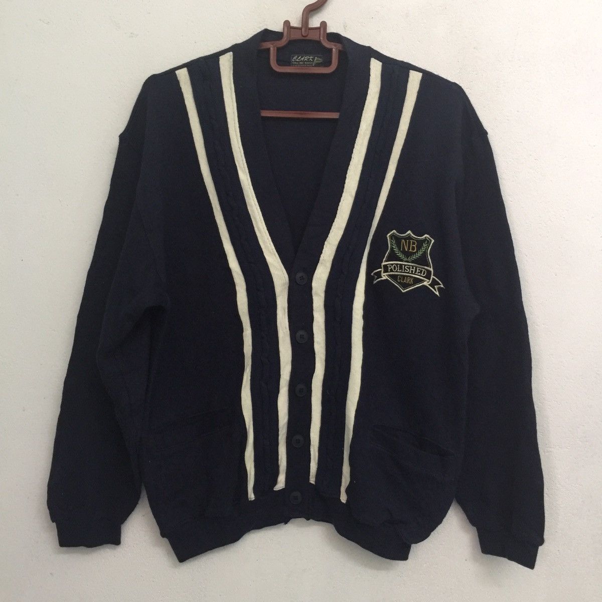 Japanese Brand CLARK world wide requisite style cardigan made in Japan Size US M / EU 48-50 / 2 - 1 Thumbnail