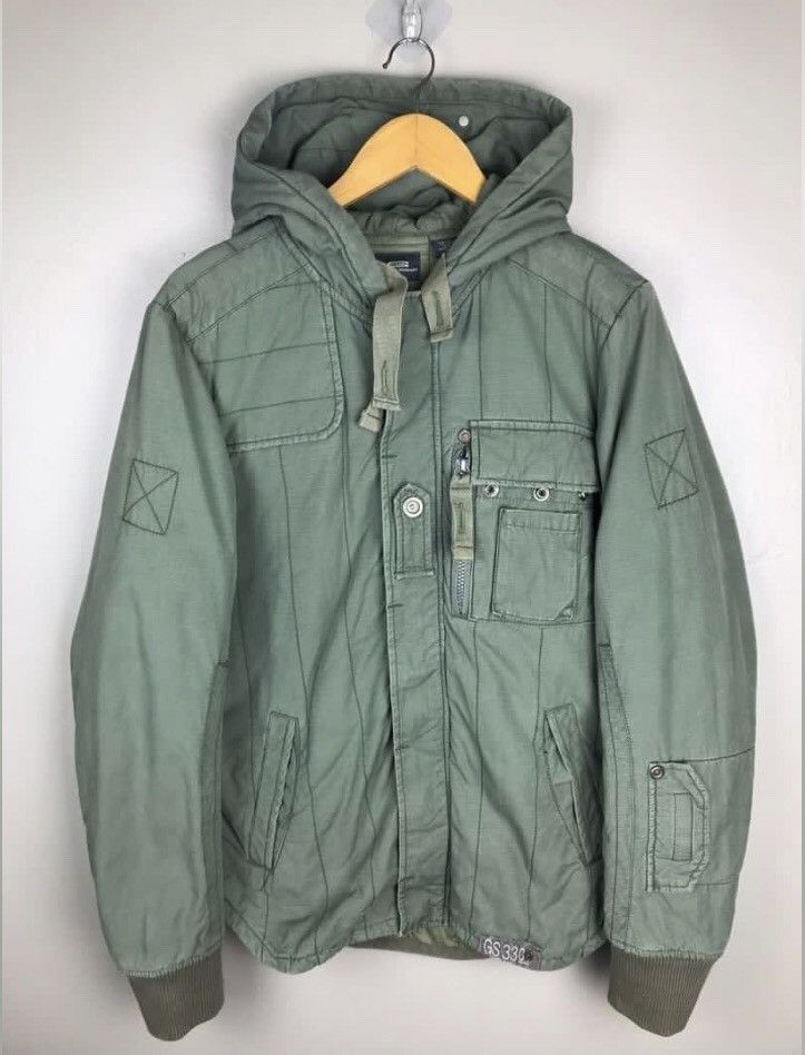 G star raw jacket military design