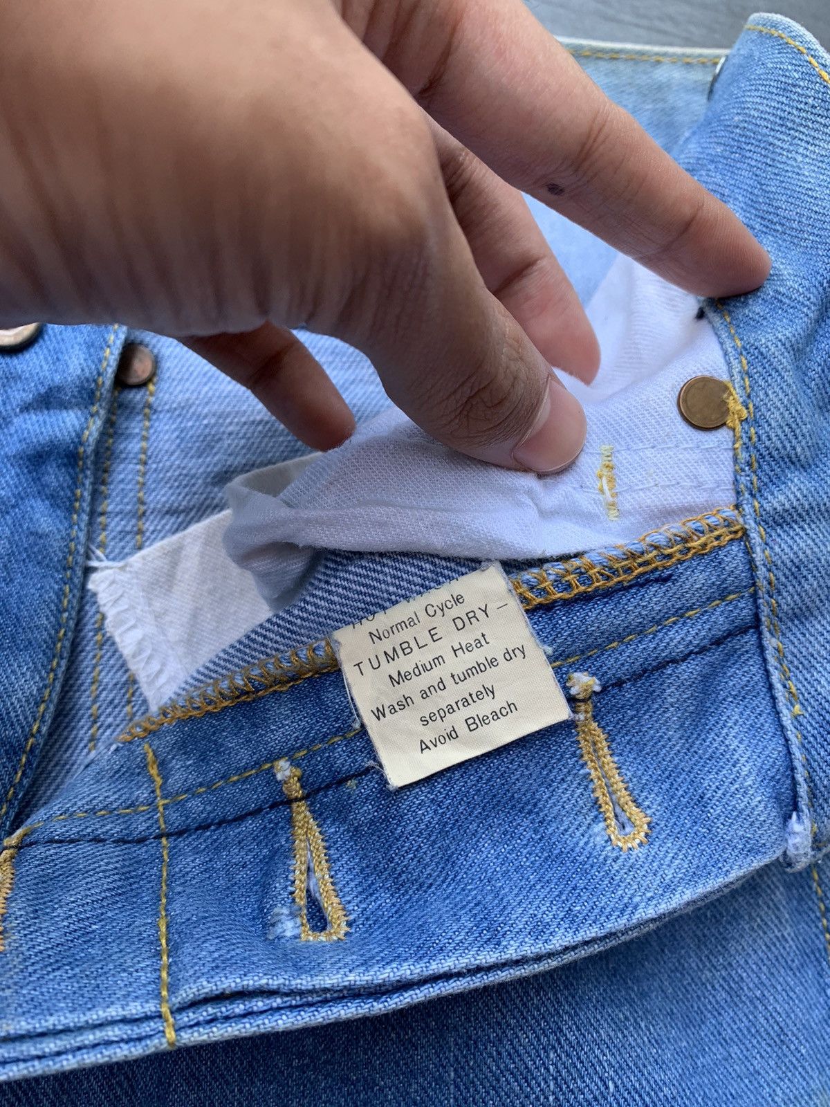 Lee Vintage Lee Denim Size US 30 / EU 46 - 5 Thumbnail