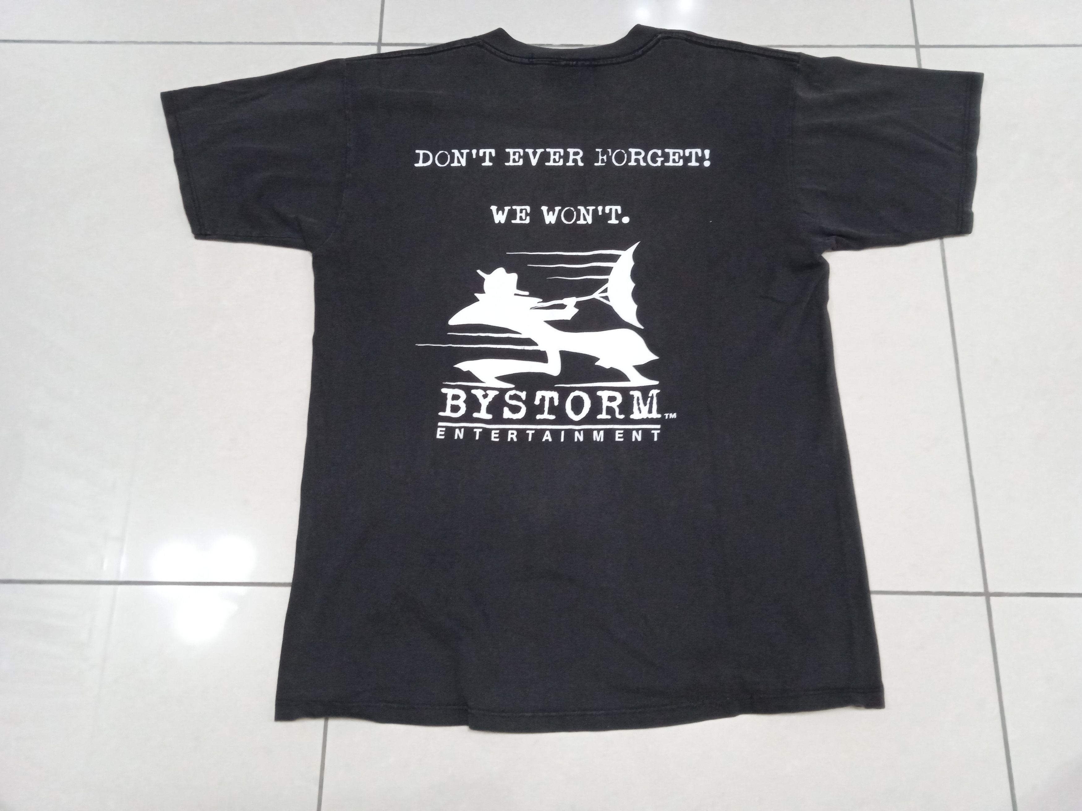 Rap Tees × Vintage Vintage 90s The Notorious B.I.G Biggie Memorial T Shirt Size US L / EU 52-54 / 3 - 2 Thumbnail