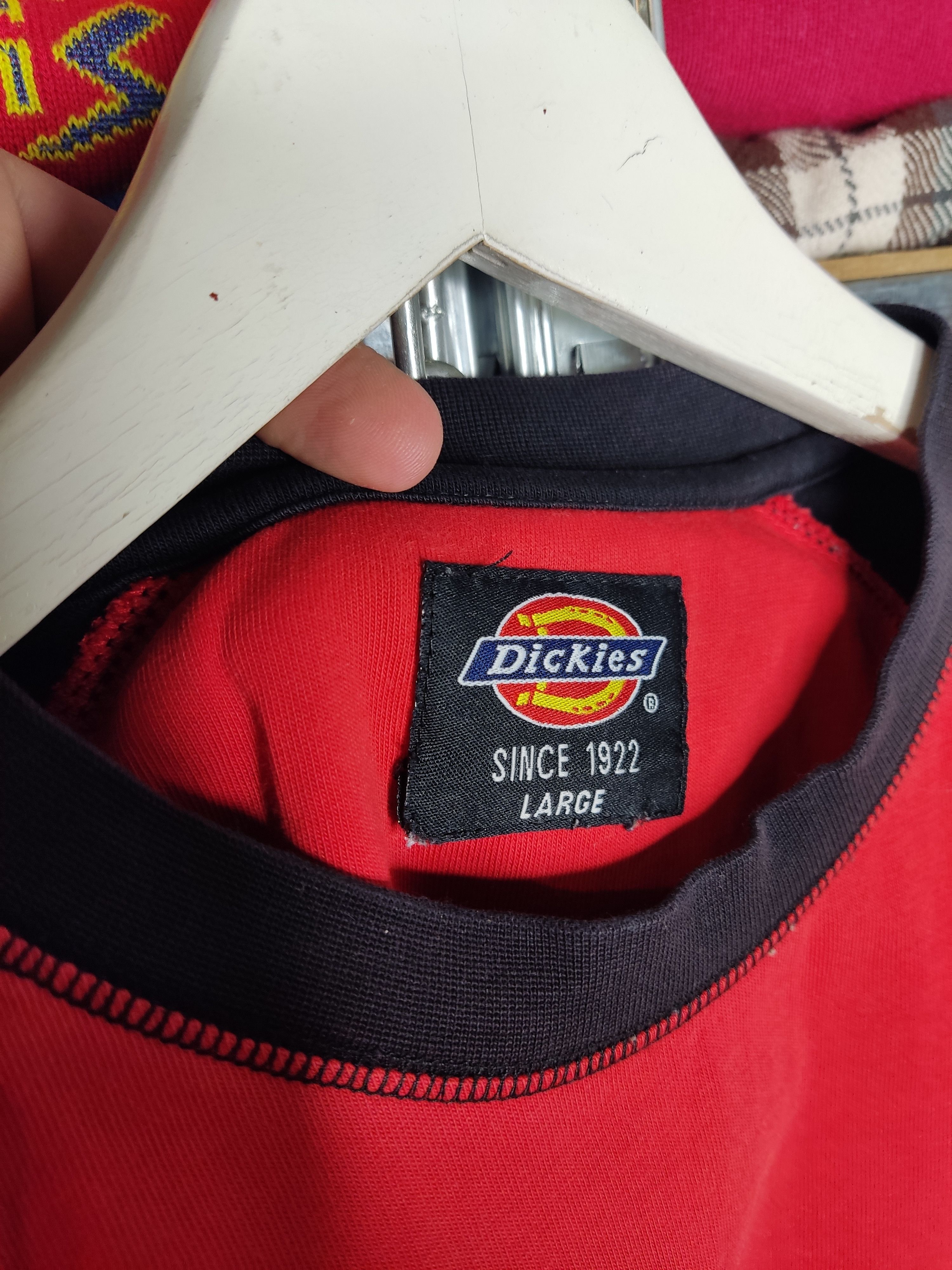 Dickies Dickies Vintage Sweatshirt Big Logo Y2K Drill Style Size US L / EU 52-54 / 3 - 7 Thumbnail