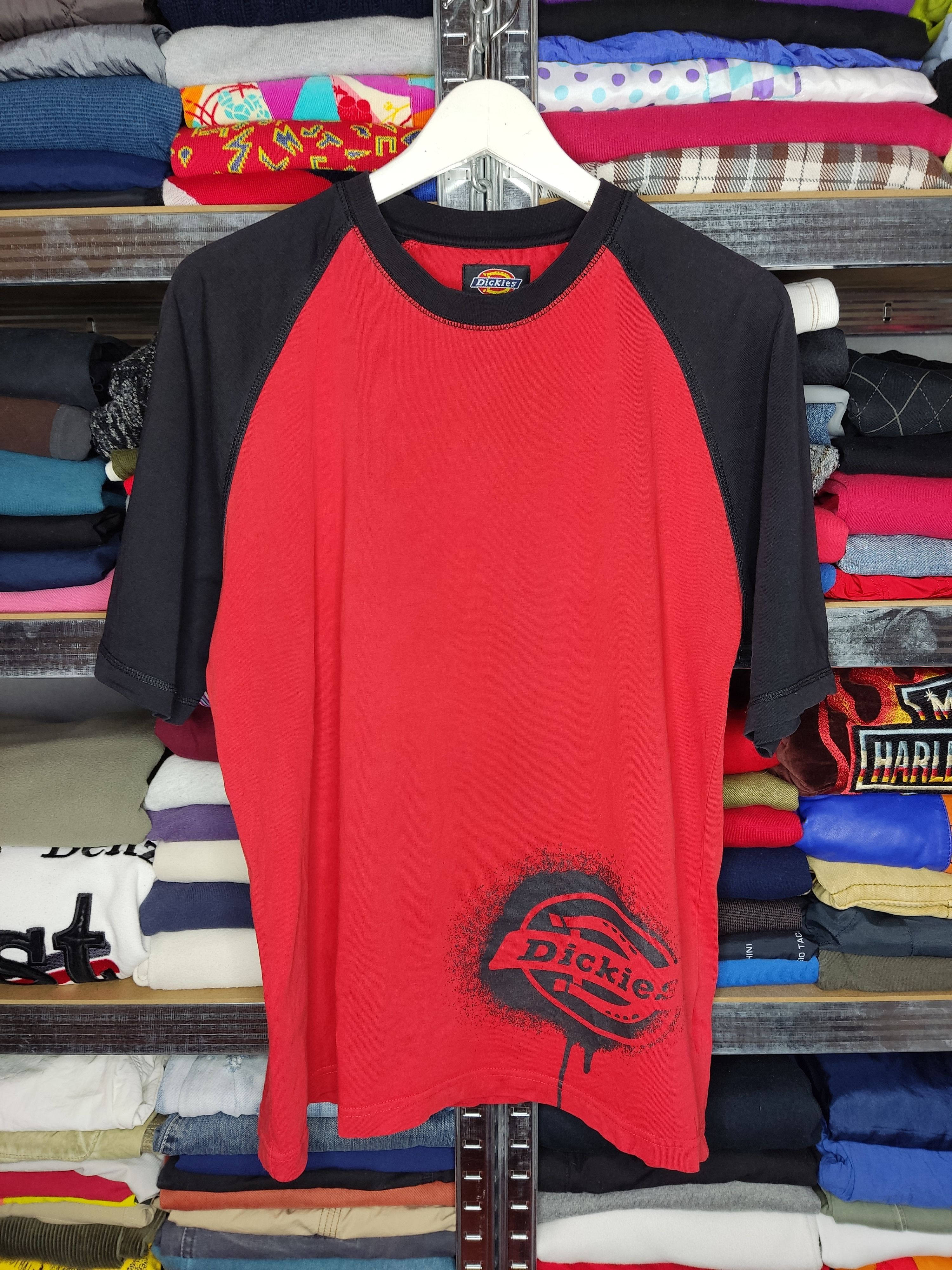 Dickies Dickies Vintage Sweatshirt Big Logo Y2K Drill Style Size US L / EU 52-54 / 3 - 1 Thumbnail