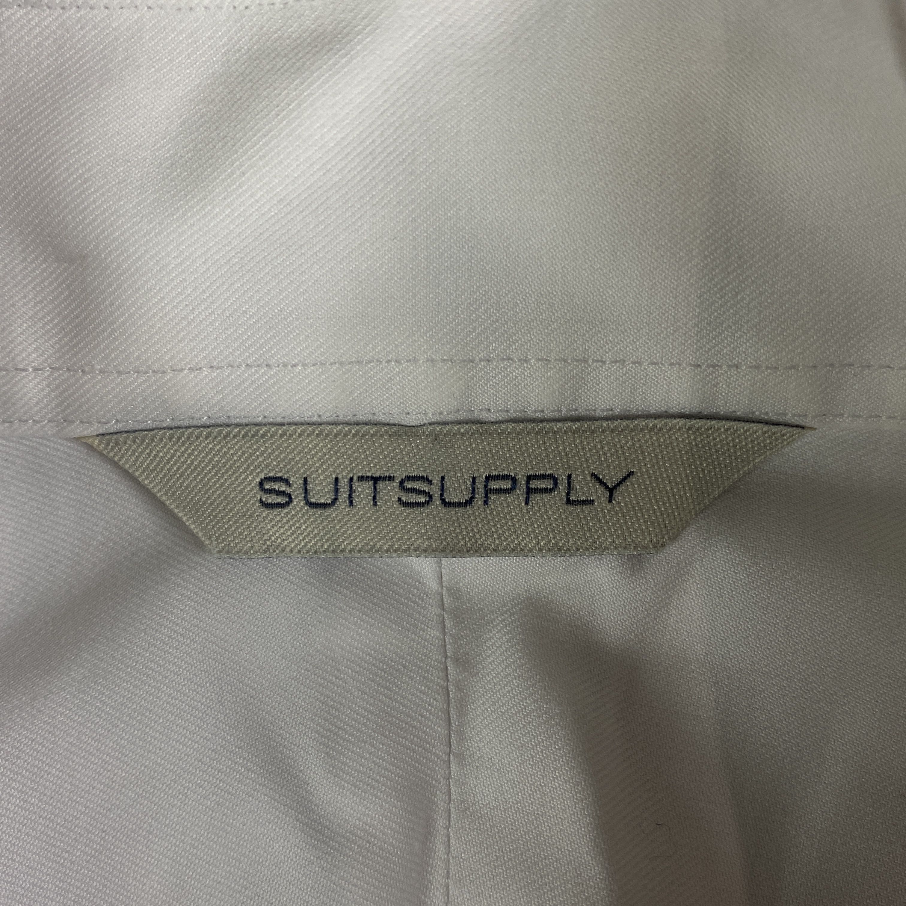 Suitsupply Mens Shirt Long Sleeve Suitsupply Size L White Size US L / EU 52-54 / 3 - 4 Thumbnail