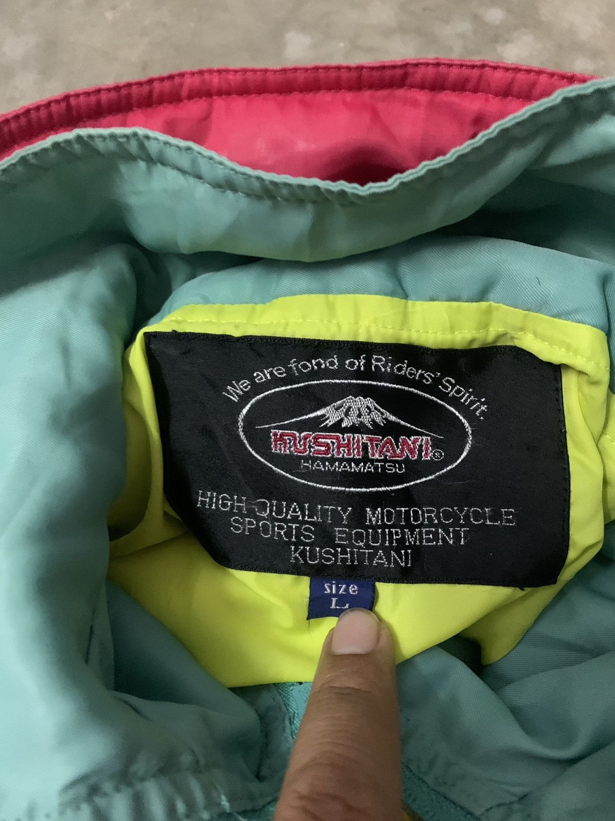 Japanese Brand × Vintage Kushitani Racing Team Jacket With Hoodies Size US L / EU 52-54 / 3 - 7 Thumbnail