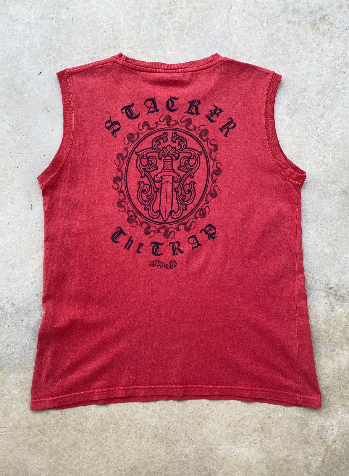 Japanese Brand Vintage Black Crest Sleeveless Rare Tees Size US M / EU 48-50 / 2 - 2 Thumbnail