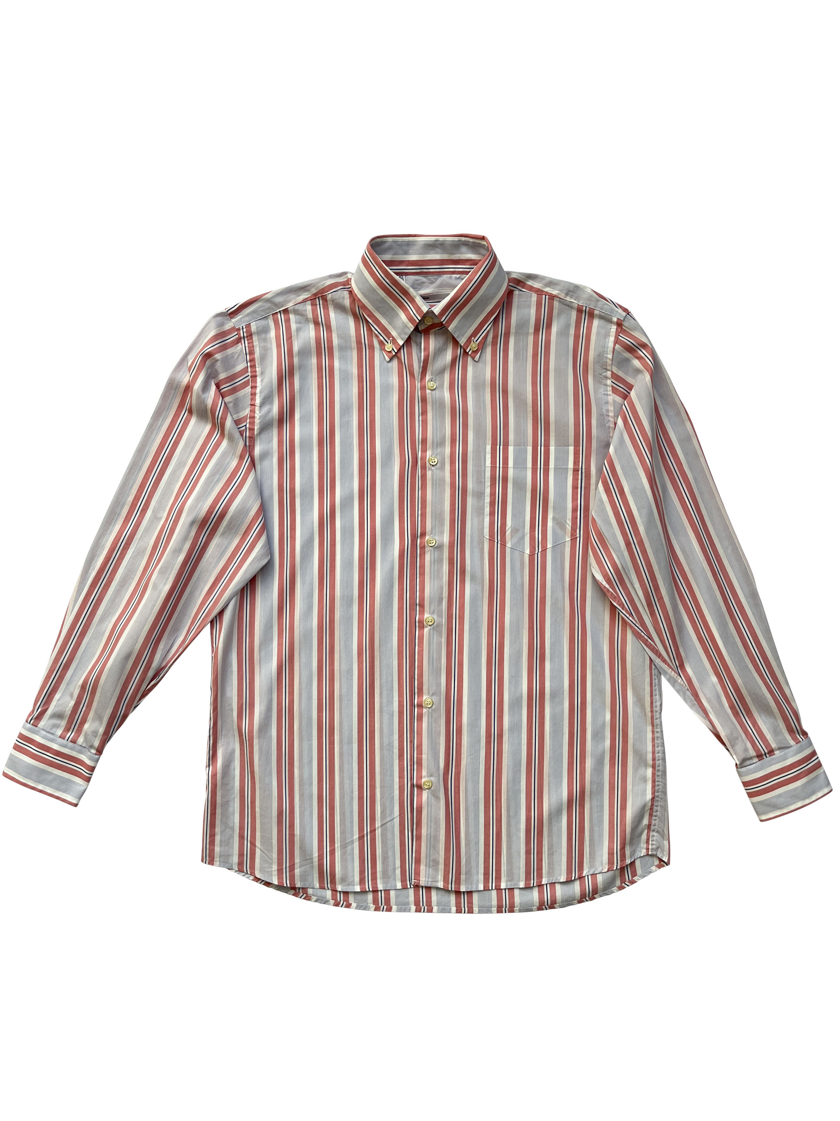 Alexander McQueen ⚡️QUICK SALE⚡️1995-96 McQueen Striped Button-up Shirt Size US M / EU 48-50 / 2 - 1 Thumbnail
