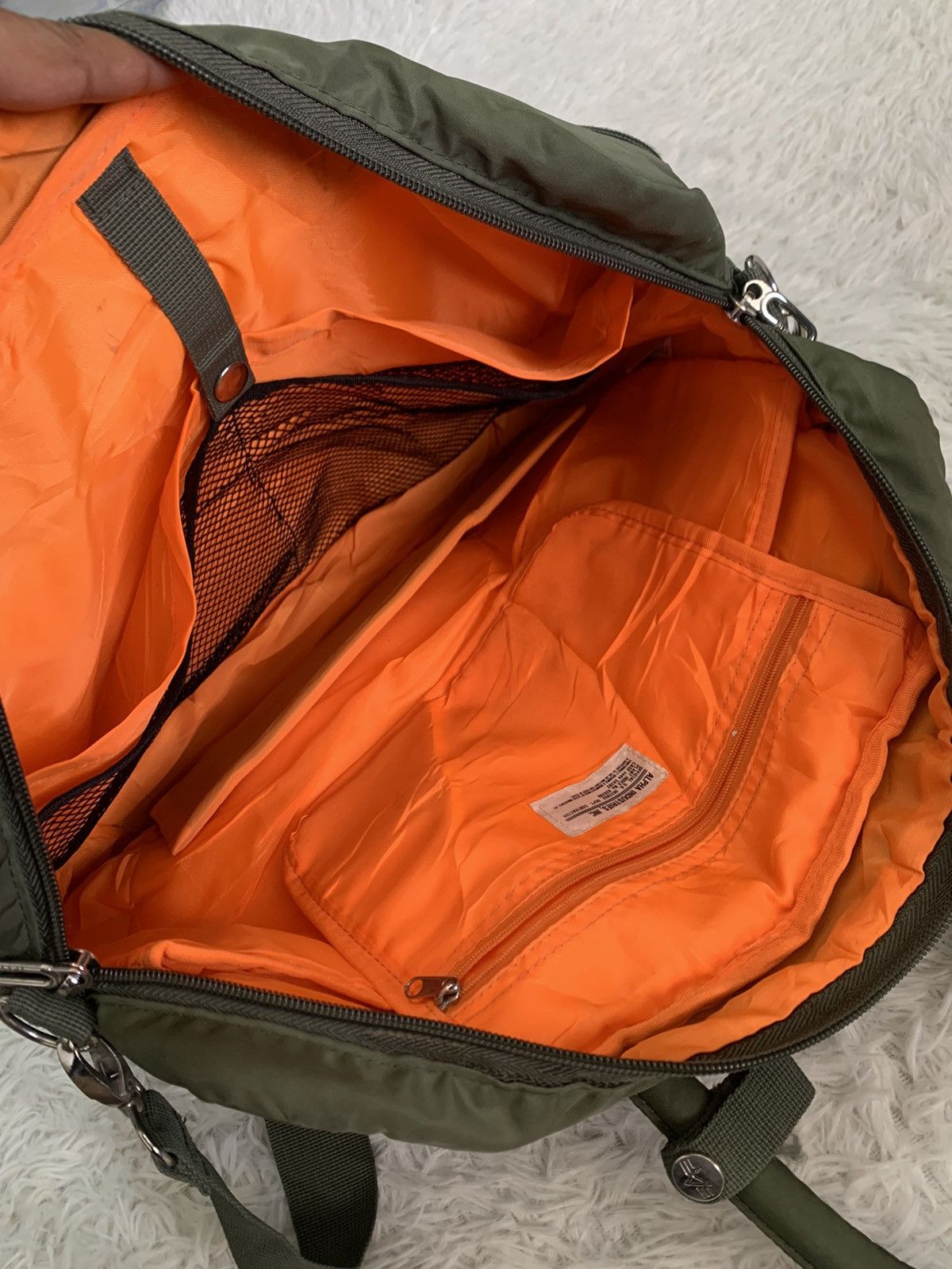 Alpha Industries Alpha Industries Bomber Style Sling/Carry Bag Size ONE SIZE - 15 Thumbnail