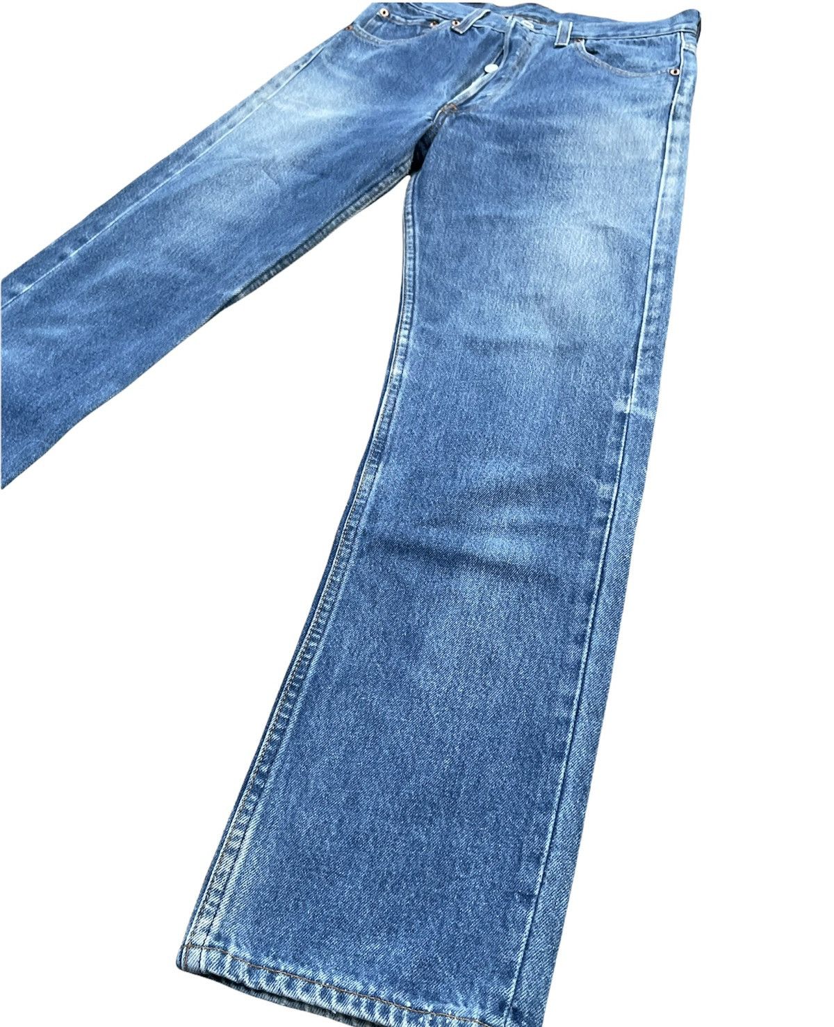 Le Grande Bleu (L.G.B.) × Levi's × Vintage Vintage Levi’s 501xx Usa 1993 Aging Wash Denim Size US 29 - 2 Thumbnail