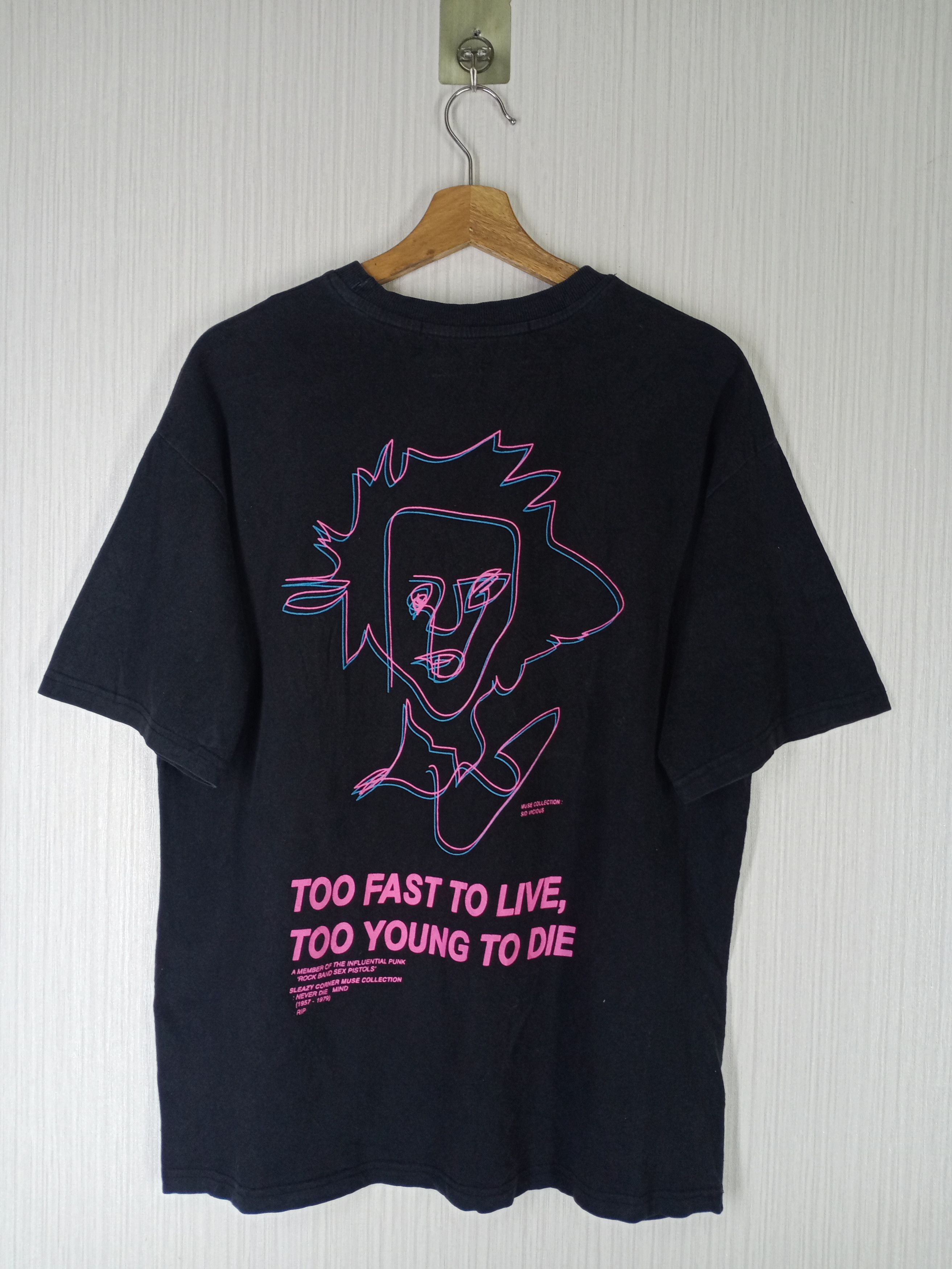 Band Tees Rare Sid Vicious Sex pistols Punk Rock Tshirt Size US L / EU 52-54 / 3 - 1 Thumbnail