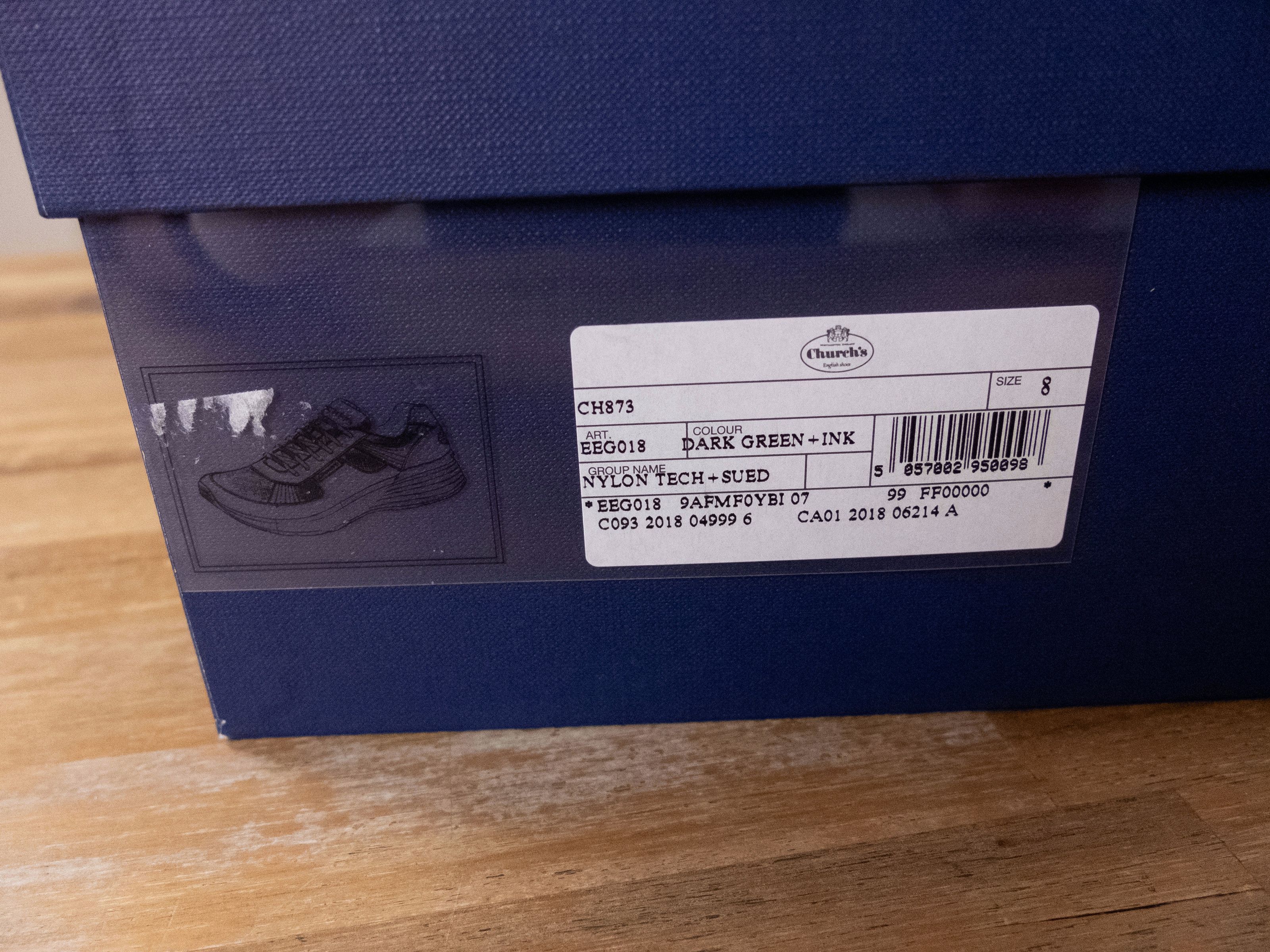 Church's CHURCH'S CH873 suede & tech mesh sneakers 9 42 trainers Size US 9 / EU 42 - 9 Thumbnail