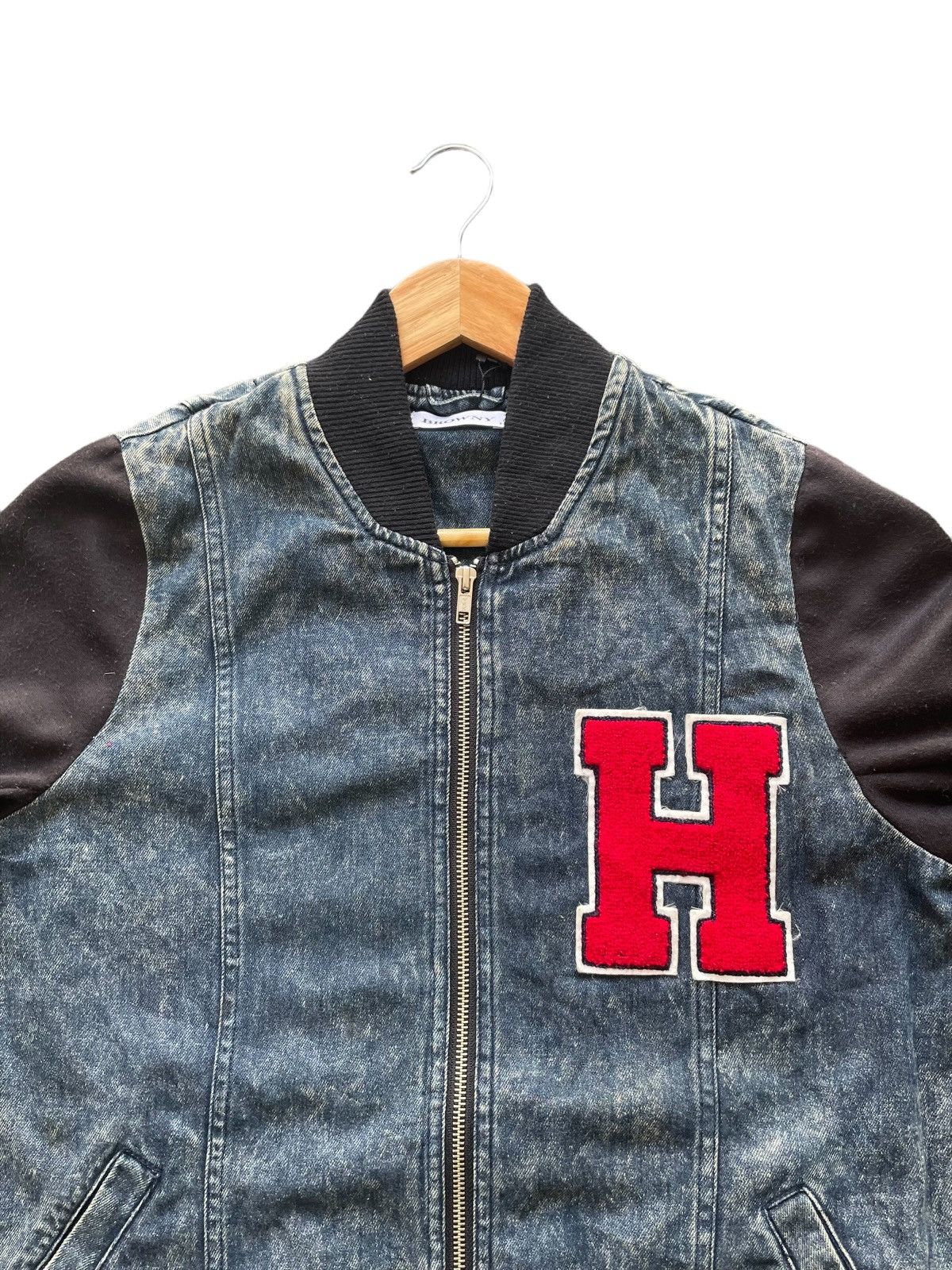 Japanese Brand Browny H Logo Varsity Jacket Size US M / EU 48-50 / 2 - 5 Thumbnail