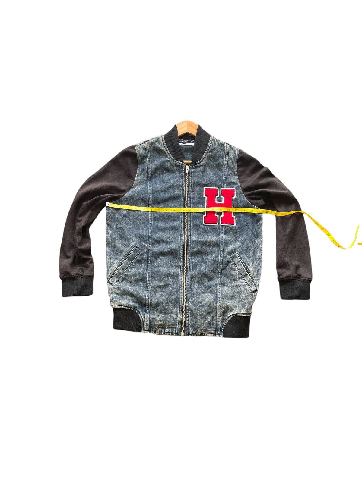 Japanese Brand Browny H Logo Varsity Jacket Size US M / EU 48-50 / 2 - 2 Thumbnail