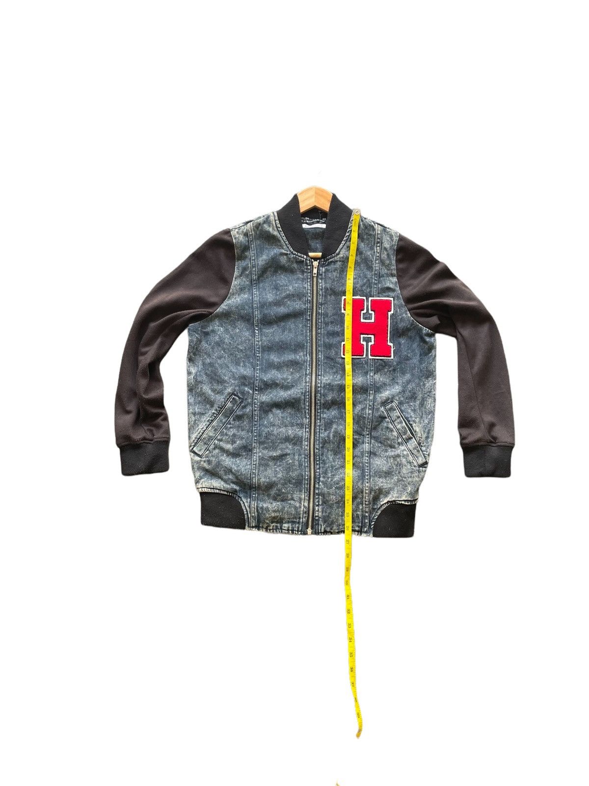 Japanese Brand Browny H Logo Varsity Jacket Size US M / EU 48-50 / 2 - 3 Thumbnail