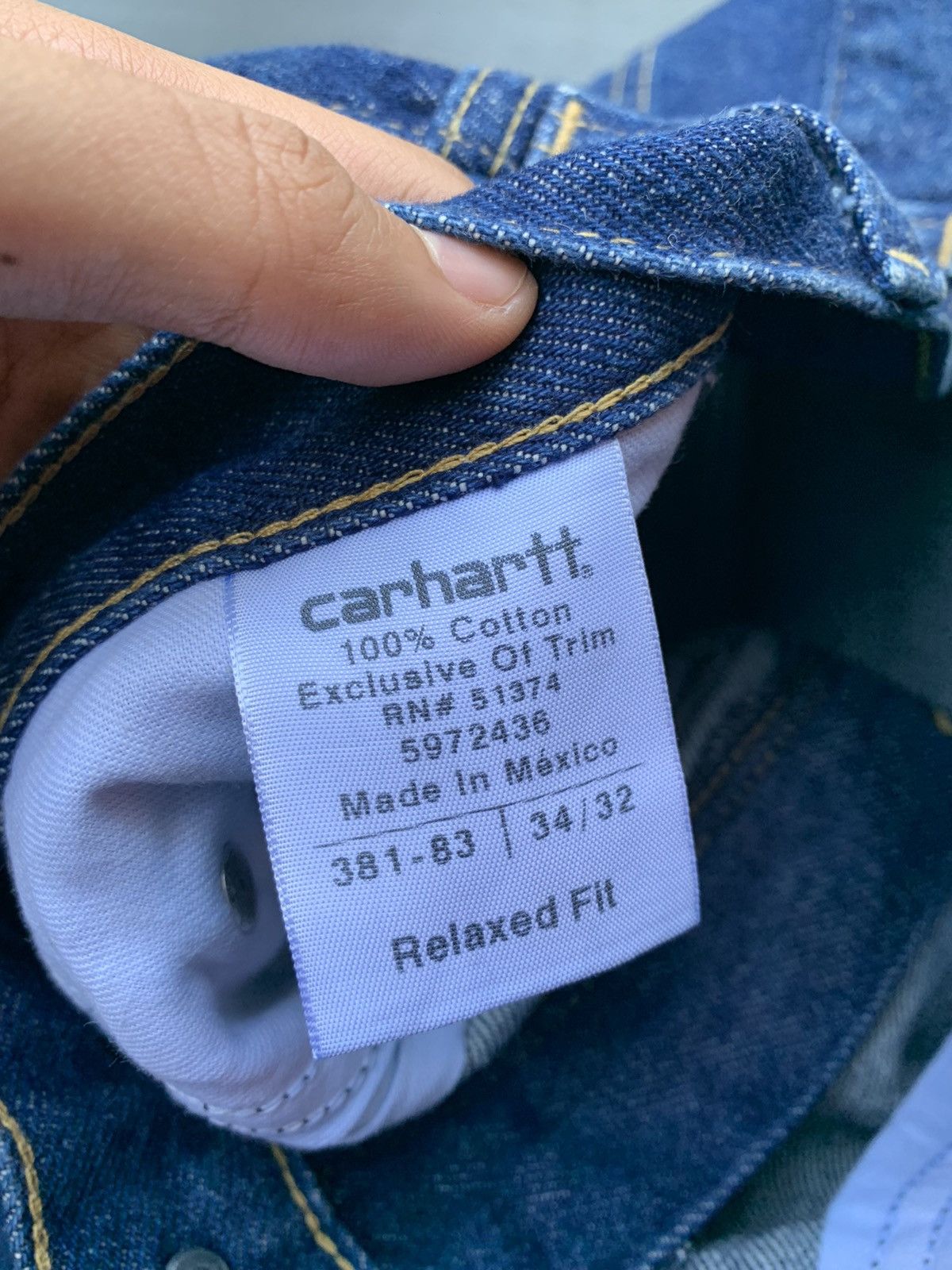 Carhartt Vintage Carhatt Denim Size US 35 - 6 Thumbnail