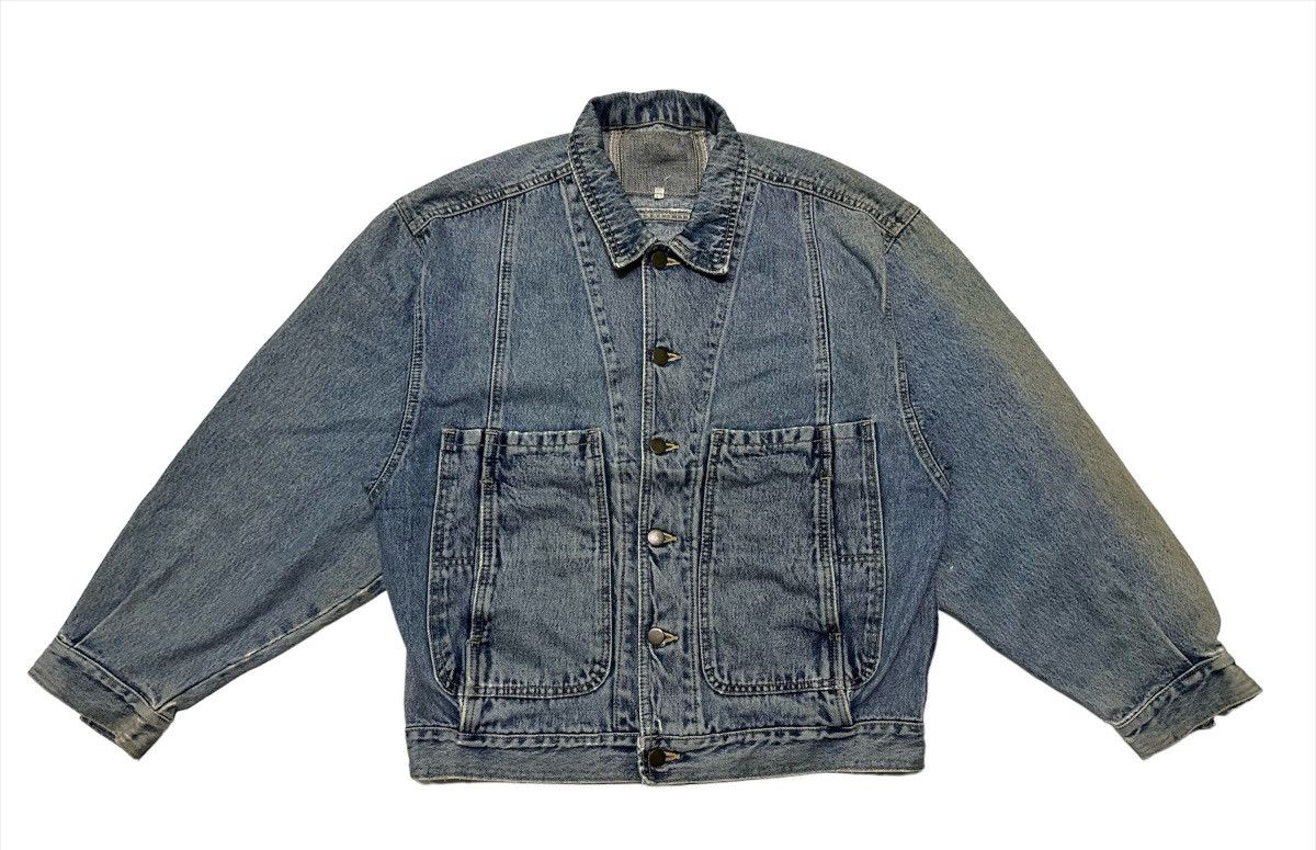 Vintage Vintage 80s denim jacket Size US L / EU 52-54 / 3 - 2 Thumbnail