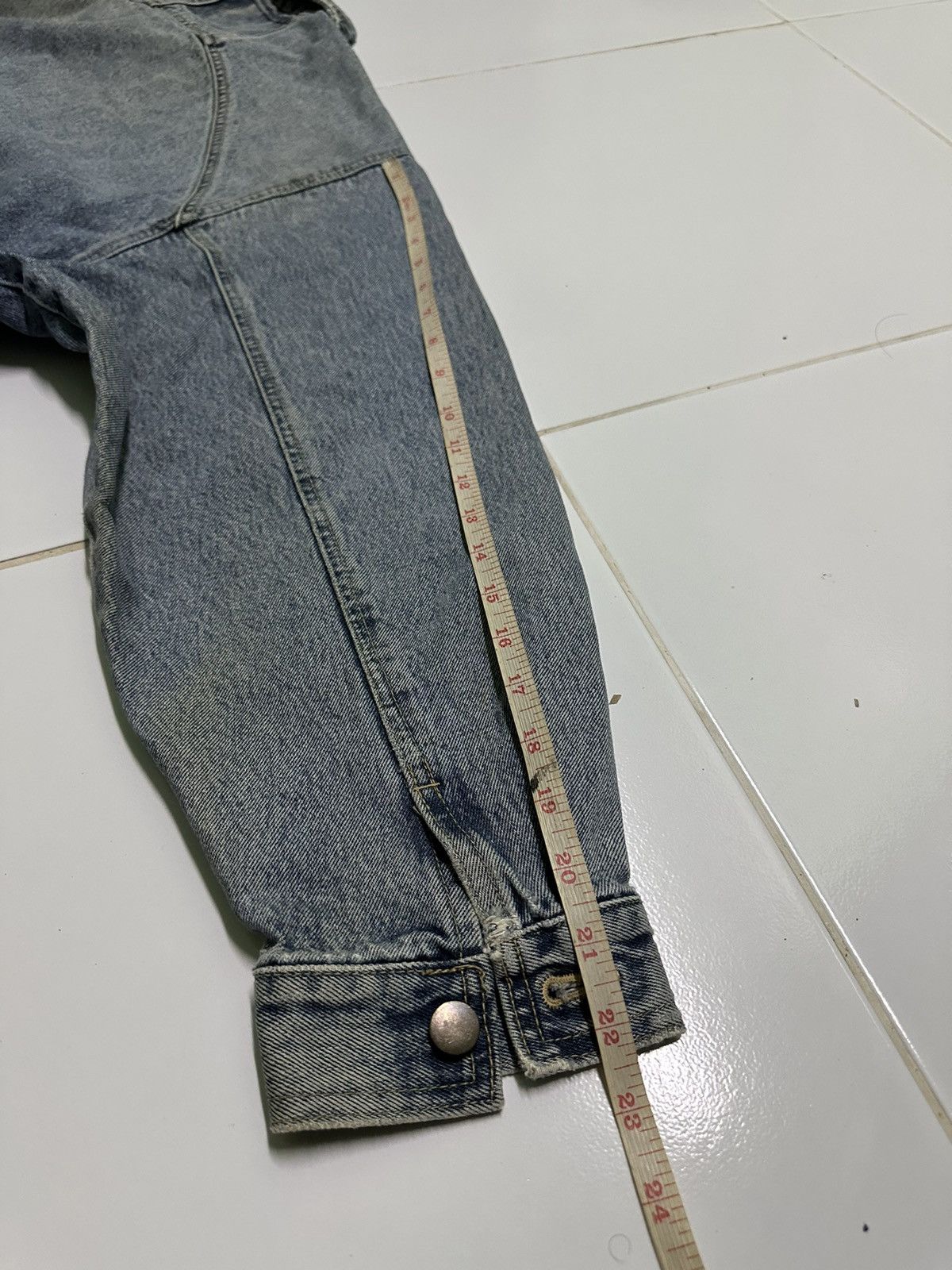 Vintage Vintage 80s denim jacket Size US L / EU 52-54 / 3 - 10 Thumbnail