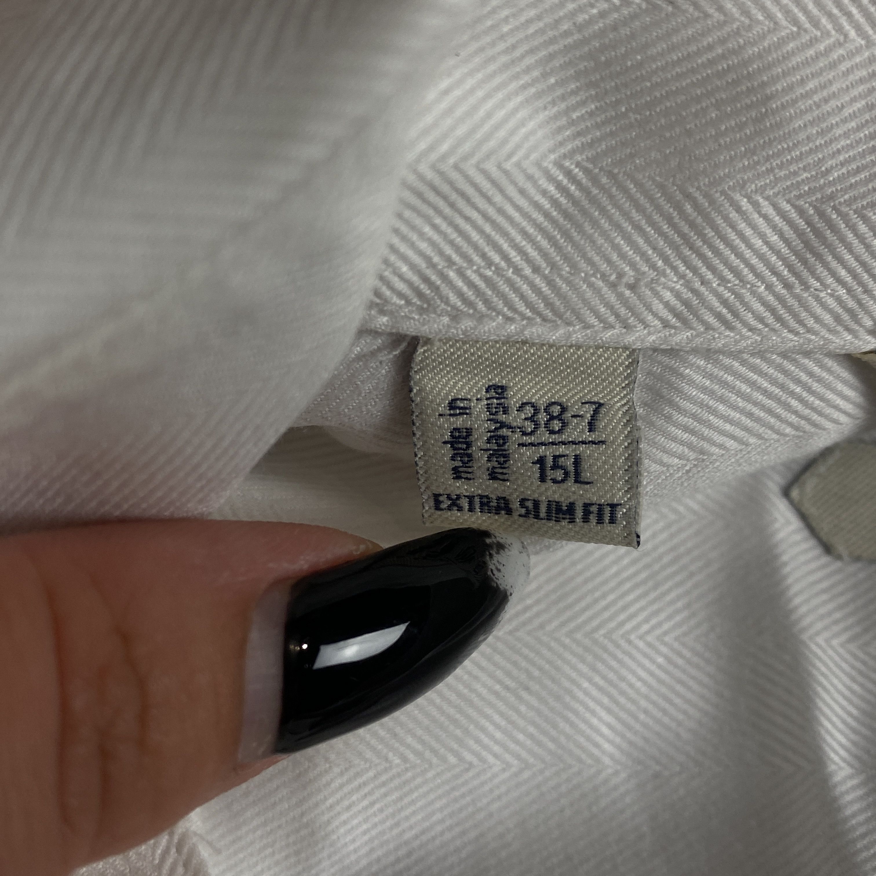 Suitsupply Mens Shirt Long Sleeve Suitsupply Size 15L/38-7 Size US L / EU 52-54 / 3 - 5 Thumbnail