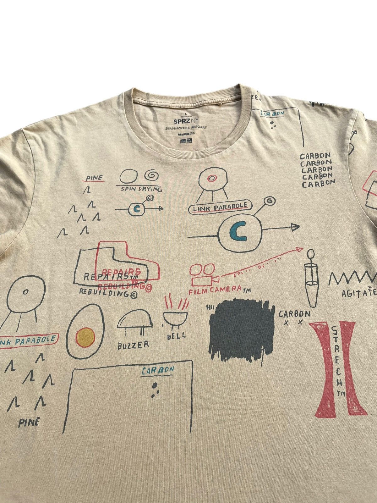 Japanese Brand × Jean-Michel Basquiat × Uniqlo Uniqlo x Jean Michel Basquiat Tshirt Size US L / EU 52-54 / 3 - 3 Thumbnail
