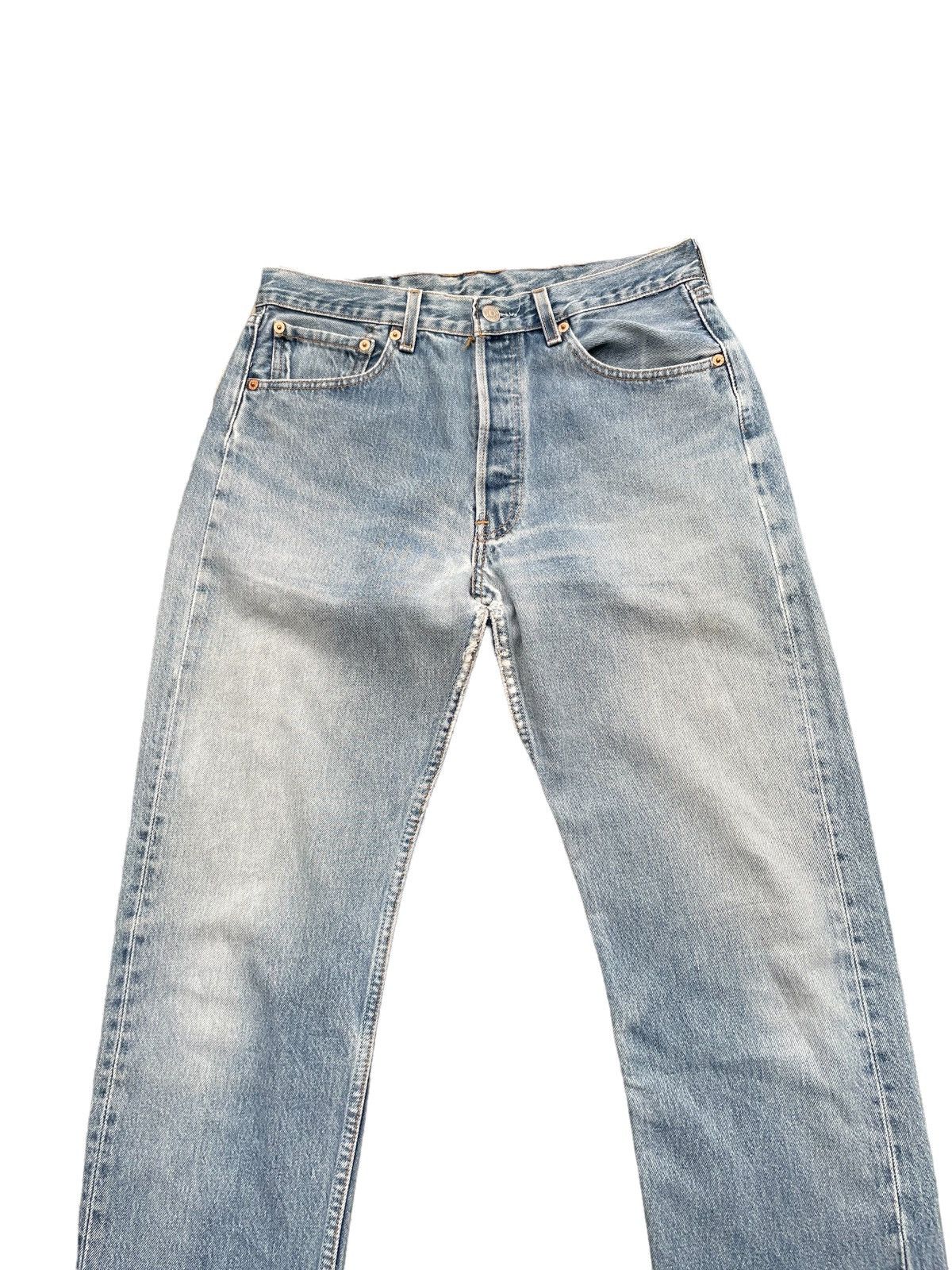 Levi's × Vintage Vintage 1997 Levis 501 e Distresed Denim Size US 31 - 4 Thumbnail