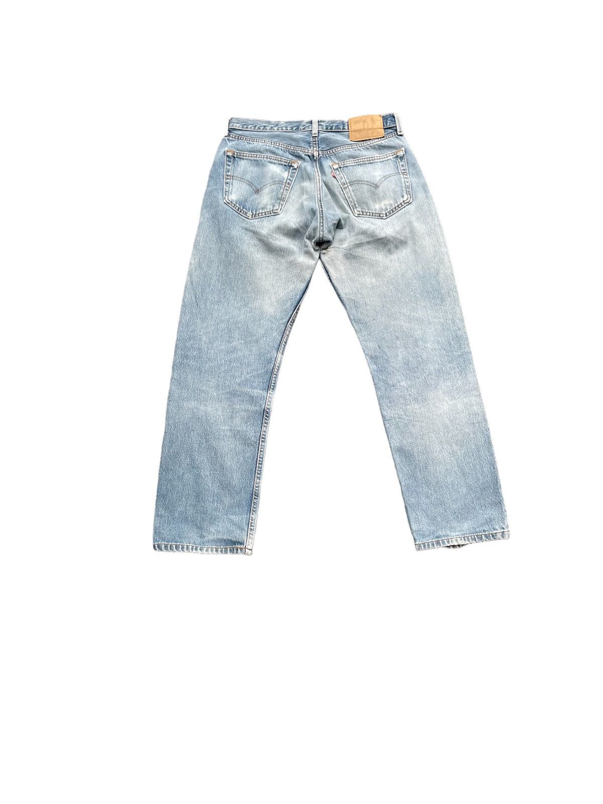 Levi's × Vintage Vintage 1997 Levis 501 e Distresed Denim Size US 31 - 9 Thumbnail