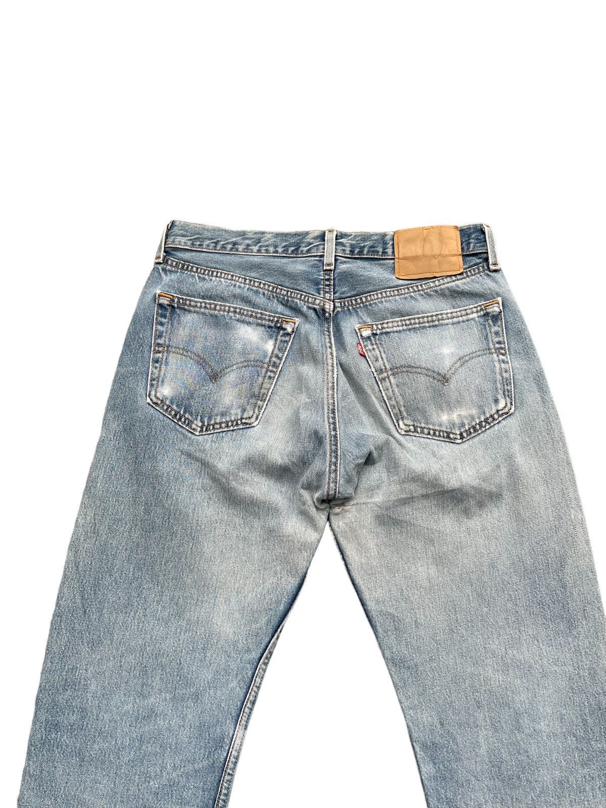 Levi's × Vintage Vintage 1997 Levis 501 e Distresed Denim Size US 31 - 10 Thumbnail