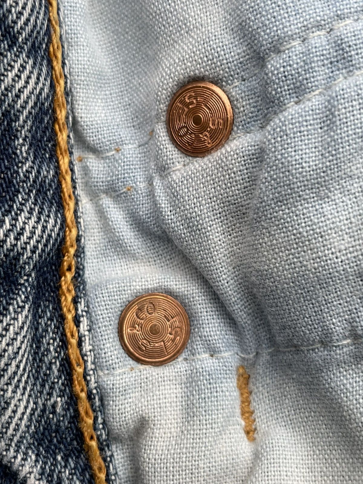 Levi's × Vintage Vintage 1997 Levis 501 e Distresed Denim Size US 31 - 18 Thumbnail