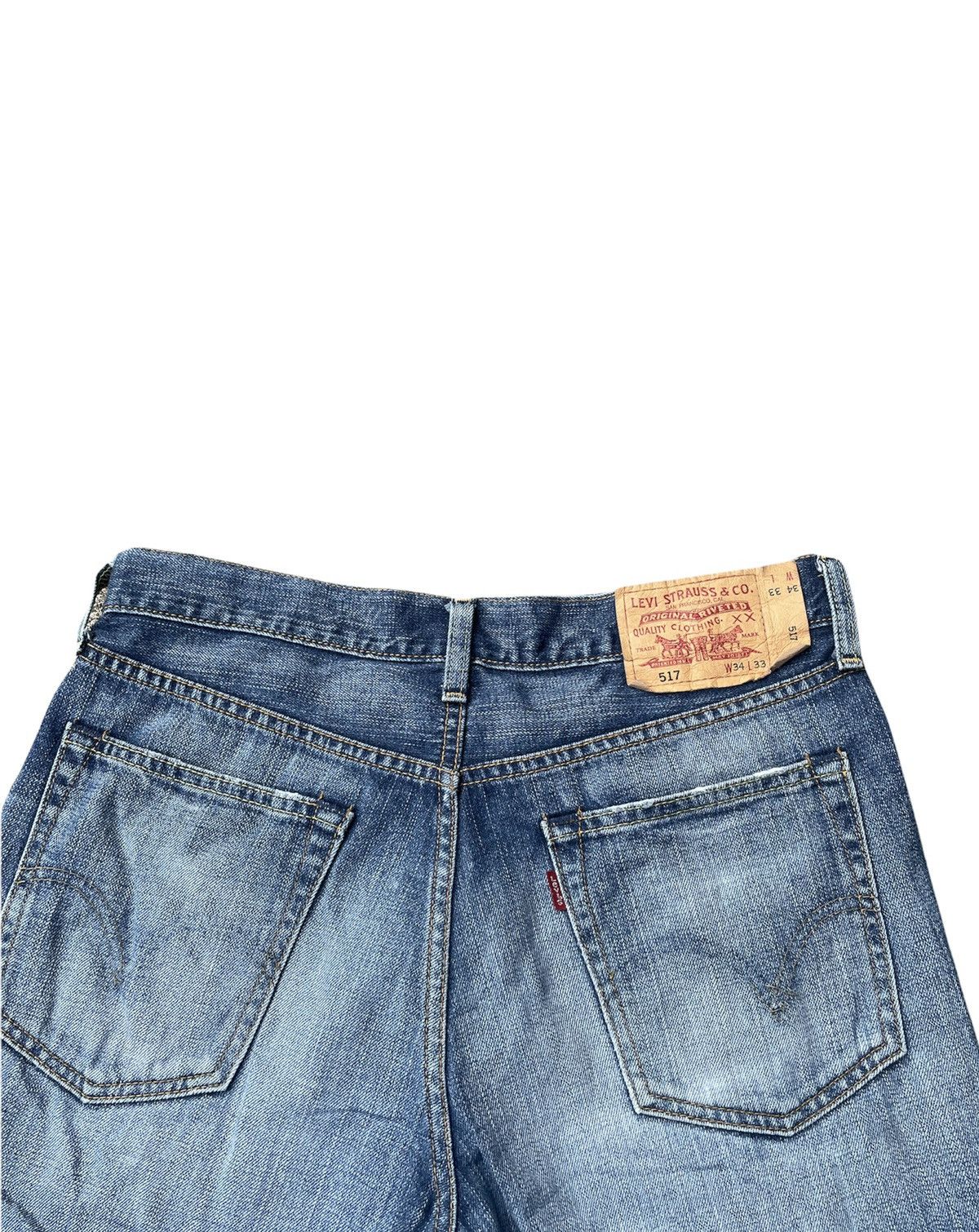 Levi's Levis 517 e Vintage 2005 Aging Distressed Denim Size US 34 / EU 50 - 13 Thumbnail