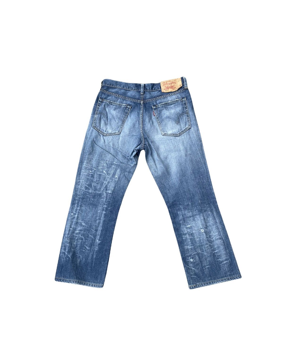 Levi's Levis 517 e Vintage 2005 Aging Distressed Denim Size US 34 / EU 50 - 8 Thumbnail