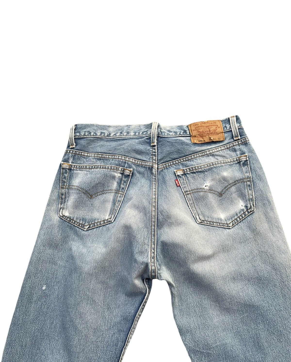 Levi's Vintage Levi’s 501XX e 1994 Usa Aging Faded Distressed Size US 33 - 7 Thumbnail