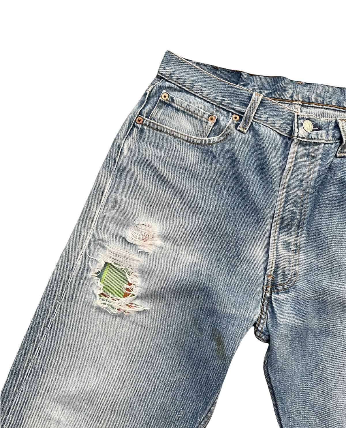 Levi's Vintage Levi’s 501XX e 1994 Usa Aging Faded Distressed Size US 33 - 4 Thumbnail
