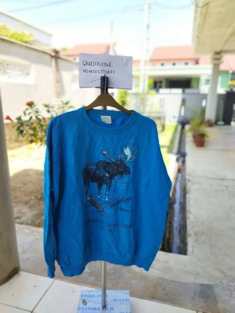 Vintage RARE VTG CANADA MOOSE SWEATSHIRT Size US M / EU 48-50 / 2 - 1 Thumbnail