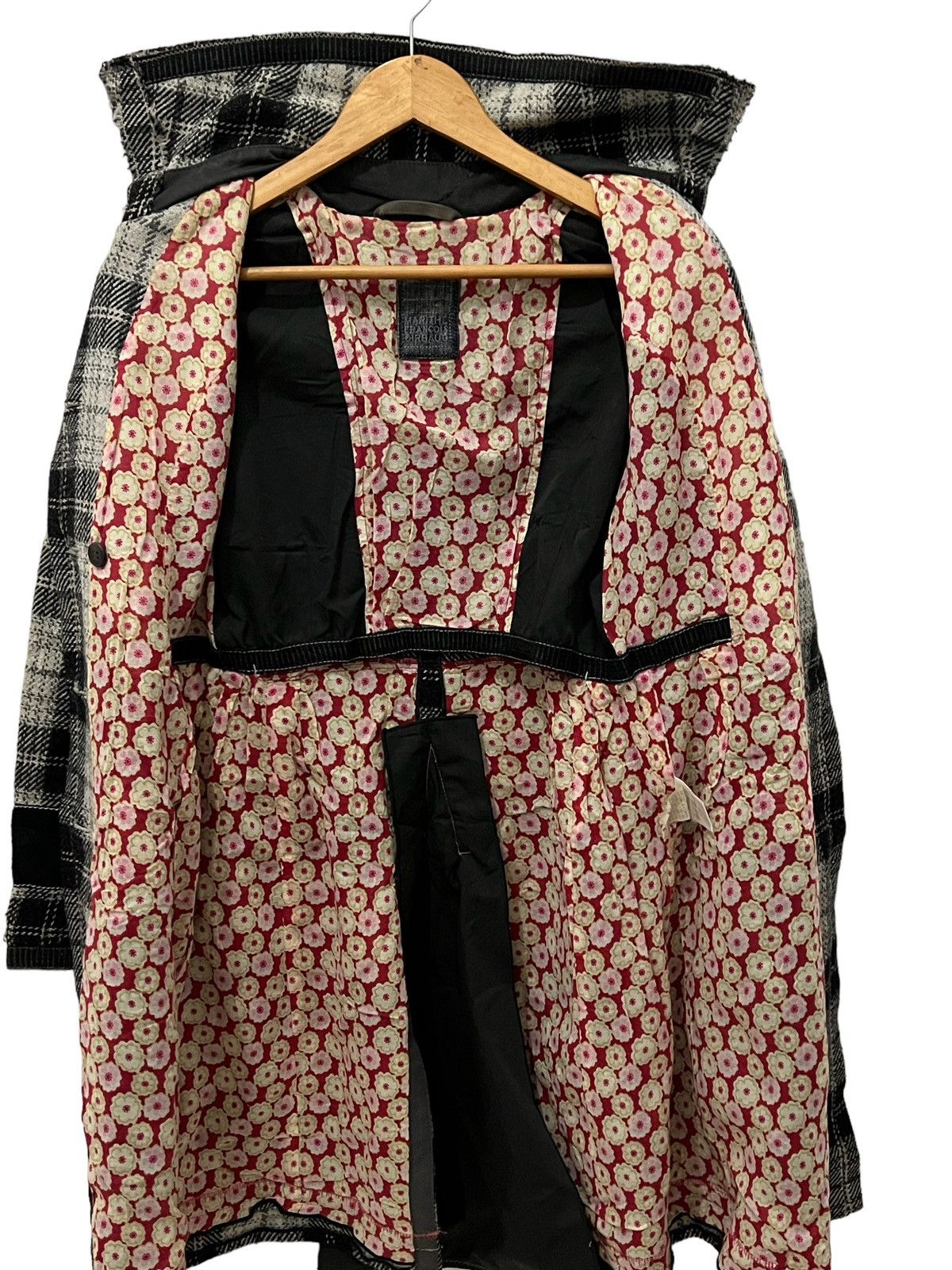 Marithe + Francois Girbaud × Vintage MARITHE FRANCOIS GIRBOAAUD WOOL COAT Size M / US 6-8 / IT 42-44 - 7 Thumbnail