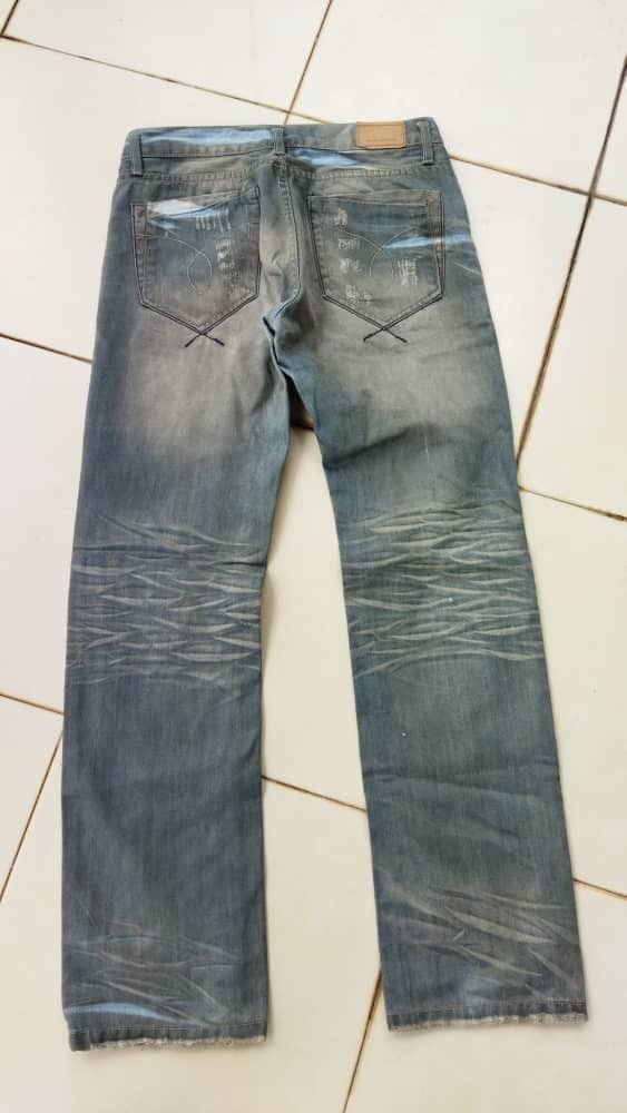 Designer 🔥GROWTH BY GRAIL DSTRESSED THE LAB DENIM KAPITAL STYLES Size US 32 / EU 48 - 5 Thumbnail