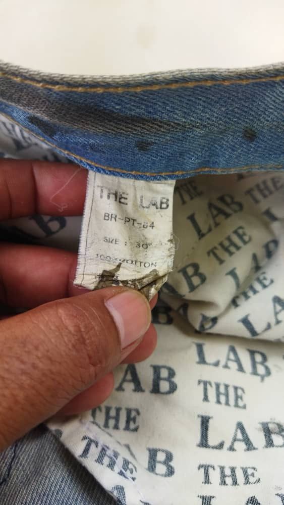 Designer 🔥GROWTH BY GRAIL DSTRESSED THE LAB DENIM KAPITAL STYLES Size US 32 / EU 48 - 2 Thumbnail