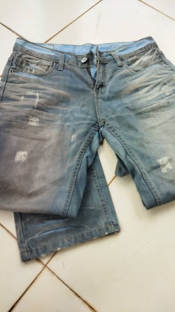 Designer 🔥GROWTH BY GRAIL DSTRESSED THE LAB DENIM KAPITAL STYLES Size US 32 / EU 48 - 4 Thumbnail