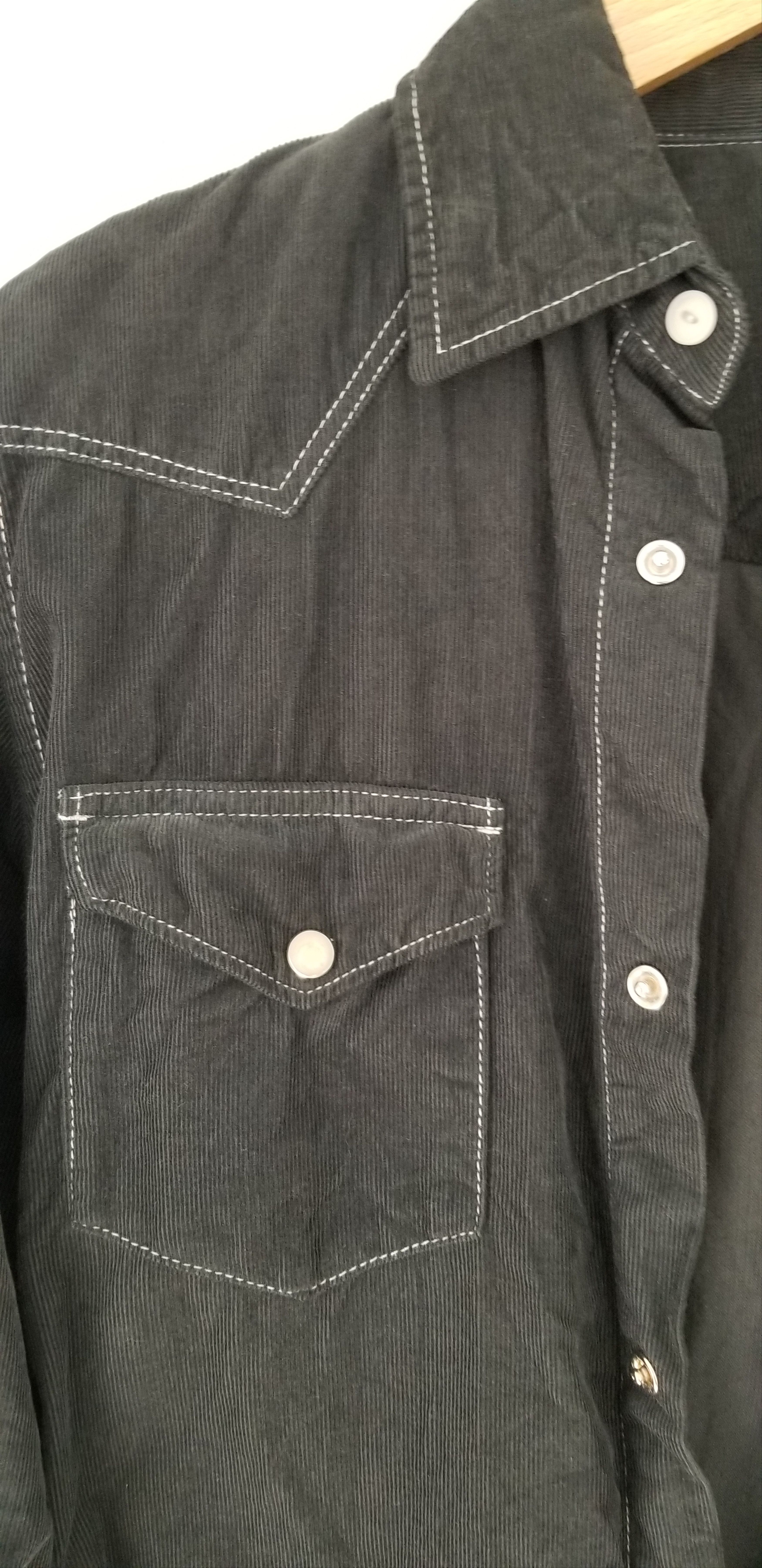 Muji Muji Japan Corduroy Flannel RRL Western Warehouse Shirt Size US S / EU 44-46 / 1 - 4 Thumbnail