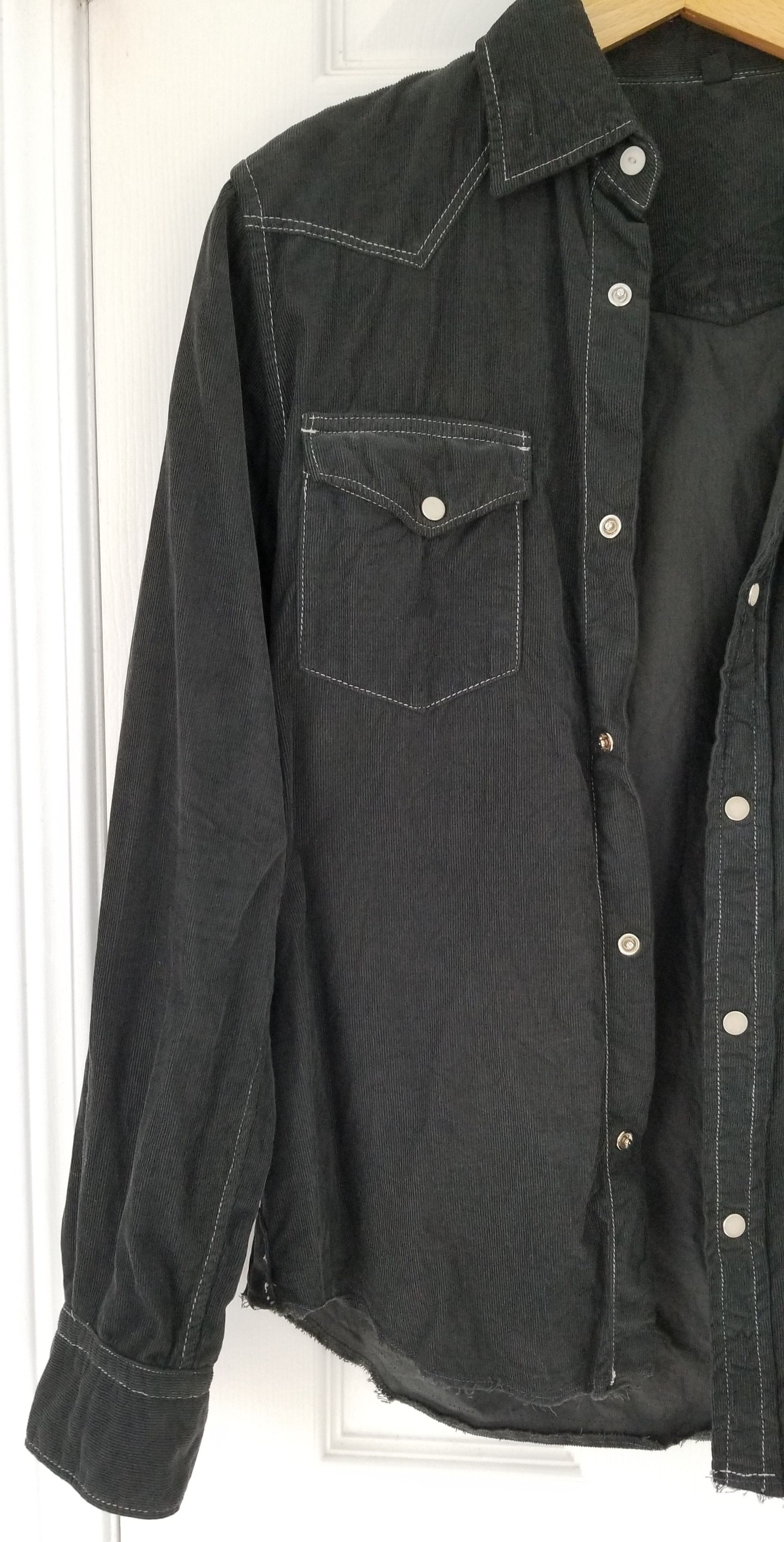 Muji Muji Japan Corduroy Flannel RRL Western Warehouse Shirt Size US S / EU 44-46 / 1 - 5 Thumbnail