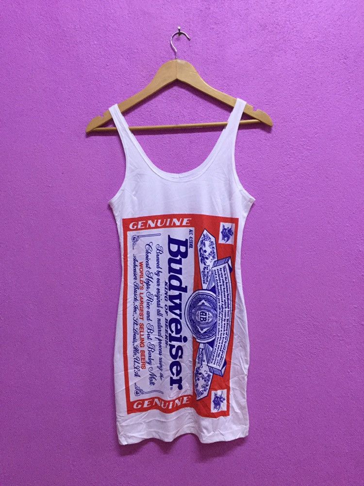 Budweiser King Of Beers Fullprints Tank Top Size L (No Tag)