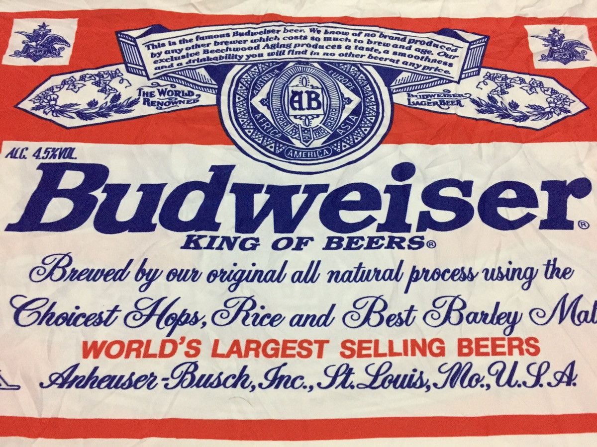 Budweiser Budweiser King Of Beers Fullprints Tank Top Size L (No Tag) Size US L / EU 52-54 / 3 - 3 Thumbnail