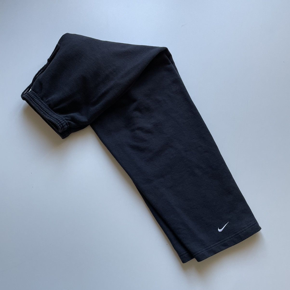 Nike × Vintage Vintage 90s 2000s Nike Embroidered Swoosh Sweatpants XL Rare Size US 34 / EU 50 - 2 Thumbnail