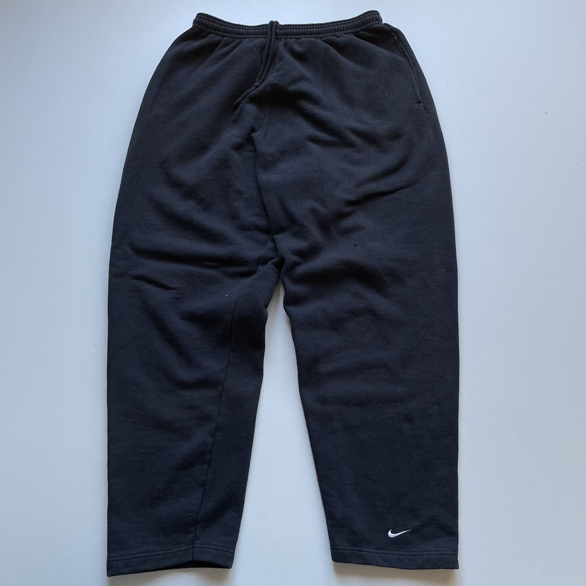 Nike × Vintage Vintage 90s 2000s Nike Embroidered Swoosh Sweatpants XL Rare Size US 34 / EU 50 - 1 Thumbnail